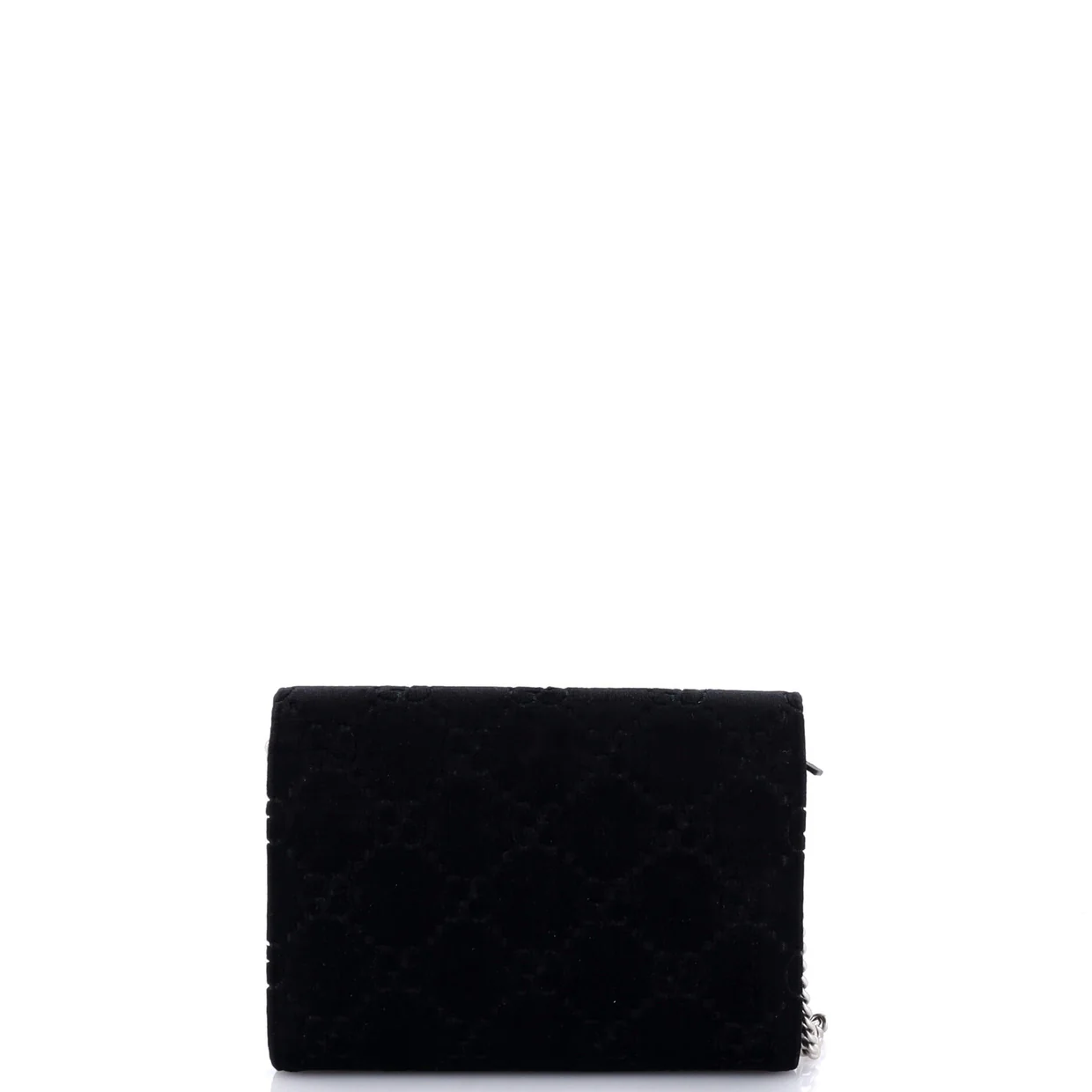 Dionysus Chain Wallet GG Velvet Small - Deep Luxury