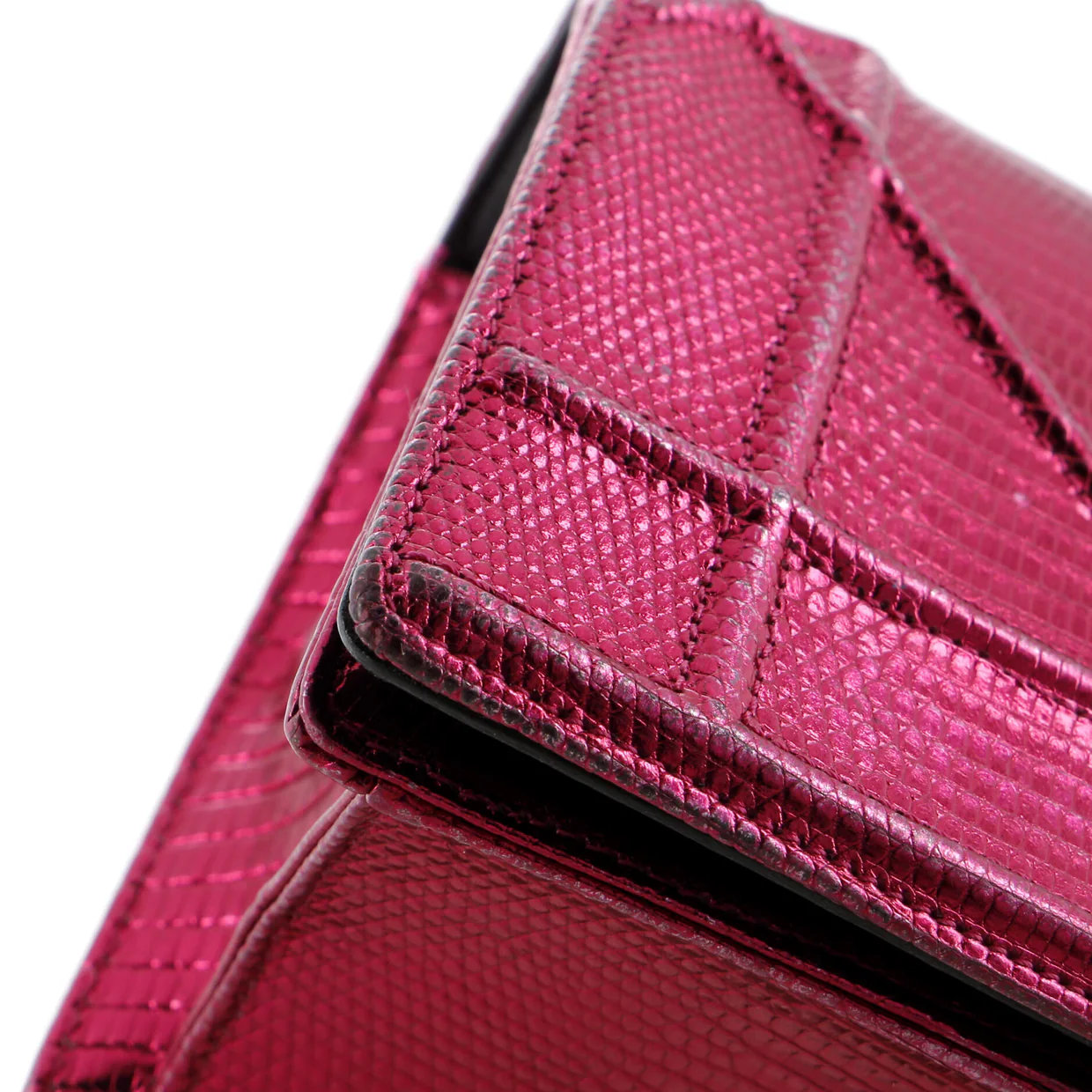 Diorama Flap Bag Lizard Medium - Deep Luxury