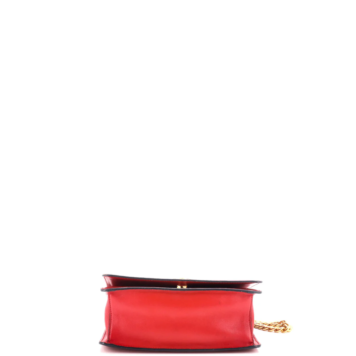 Chain Flap Bag Saffiano Leather Small - Deep Luxury