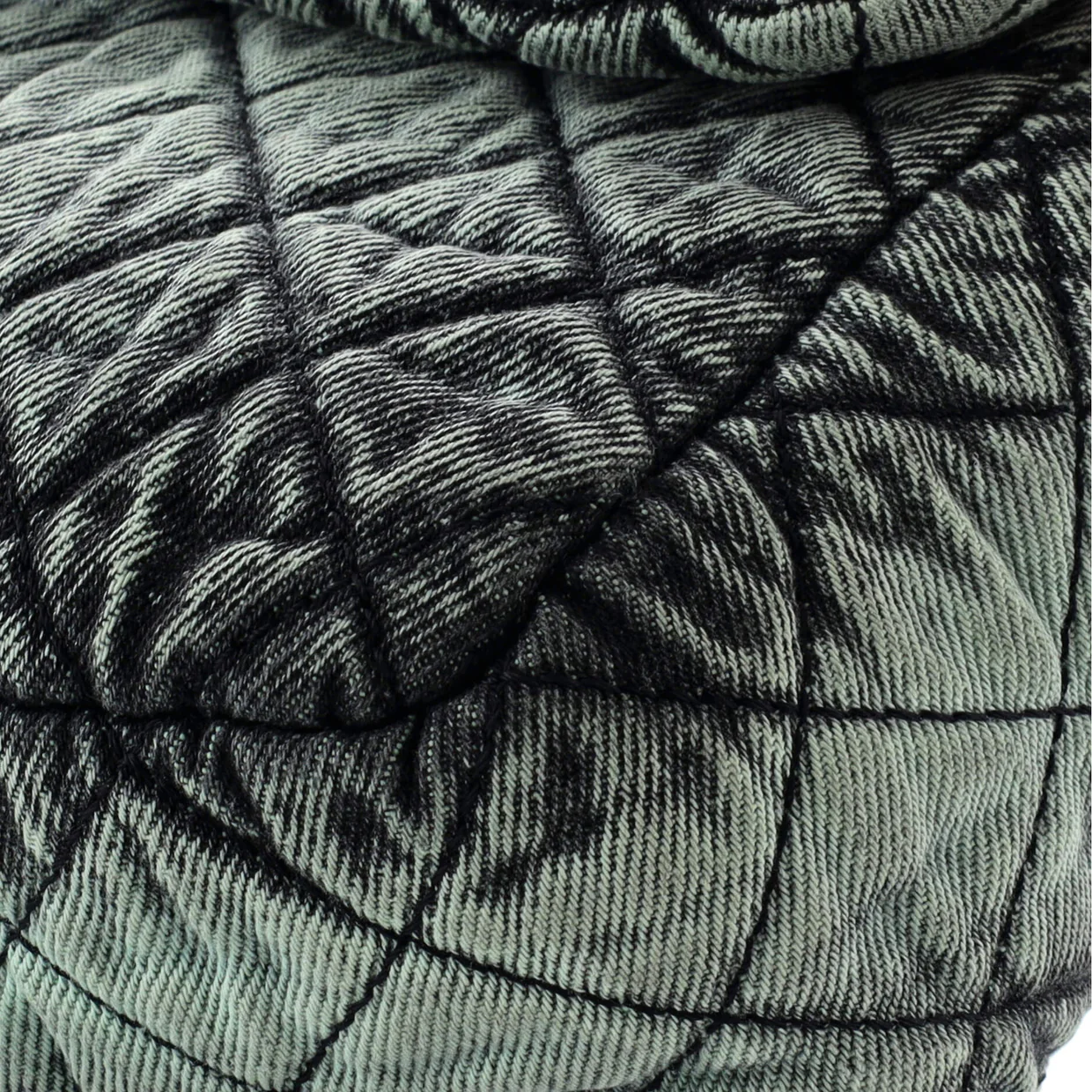 Denimpression Flap Bag Quilted Distressed Denim Medium - Deep Luxury