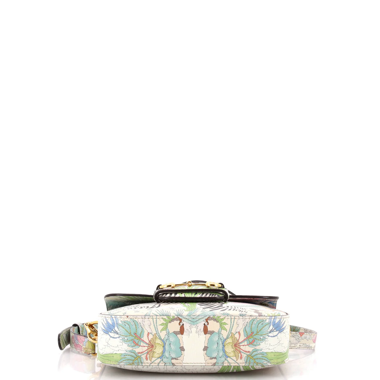 Horsebit 1955 Shoulder Bag Printed Leather Mini - Deep Luxury