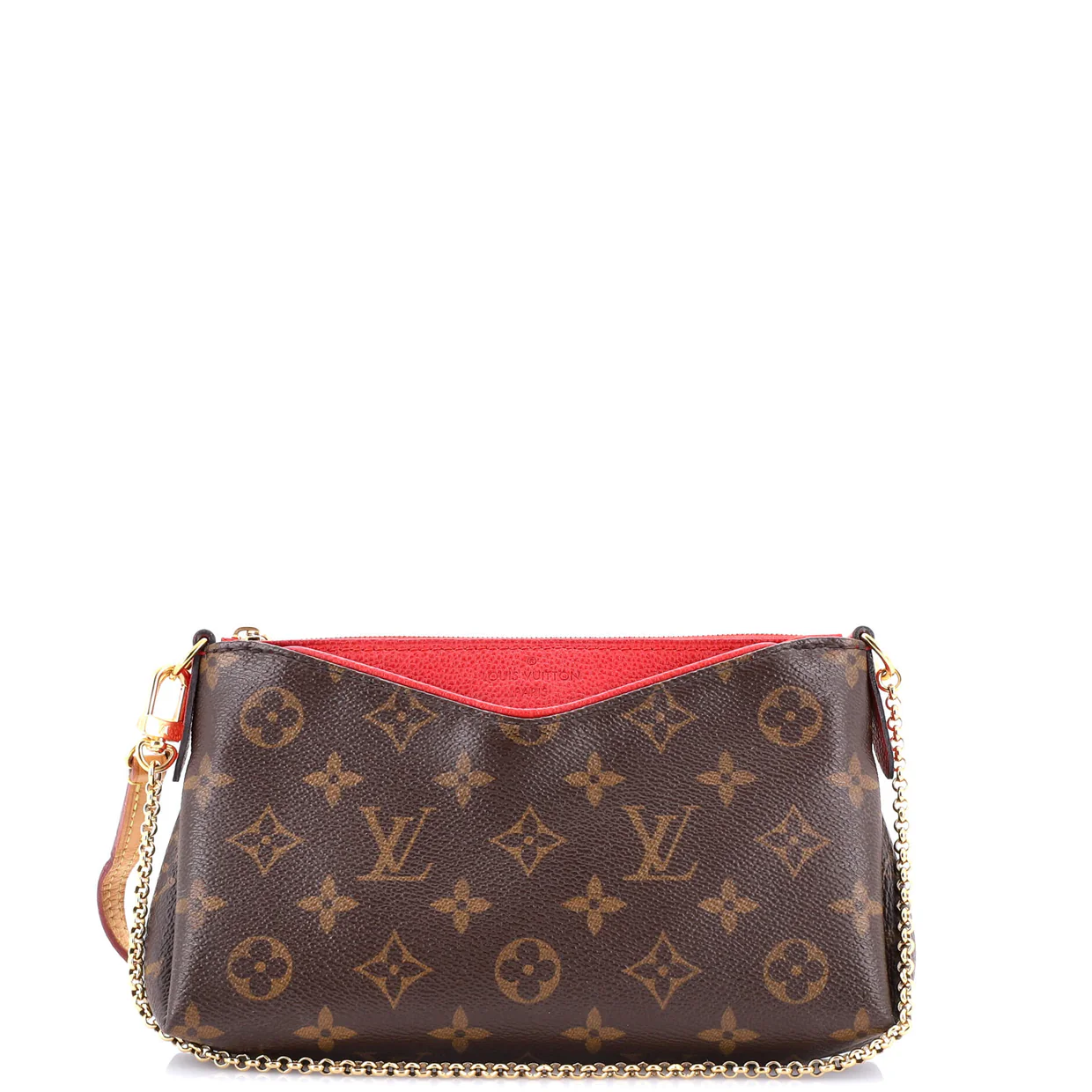 Pallas Clutch Monogram Canvas with Leather - Deep Luxury