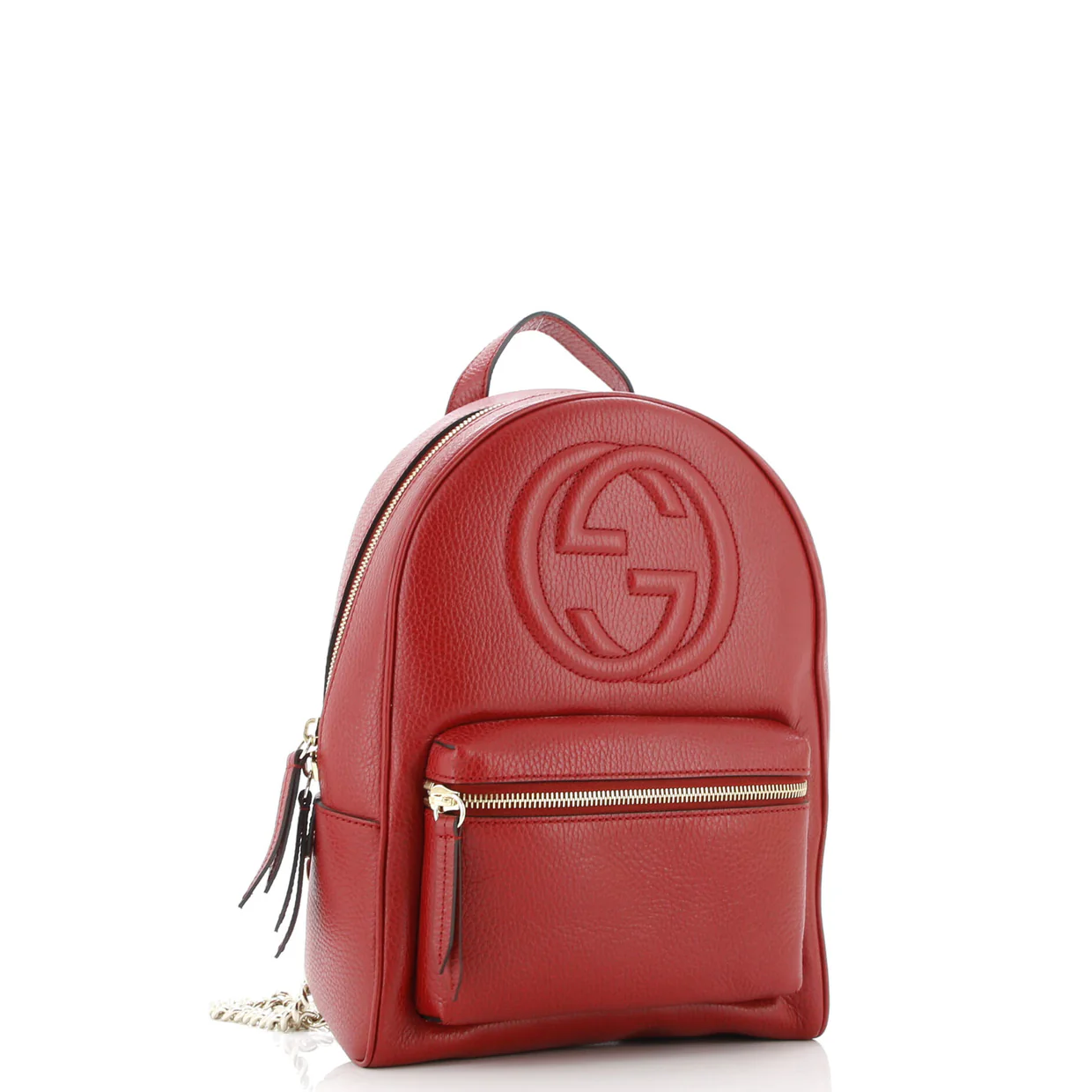 Soho Chain Backpack Leather - Deep Luxury