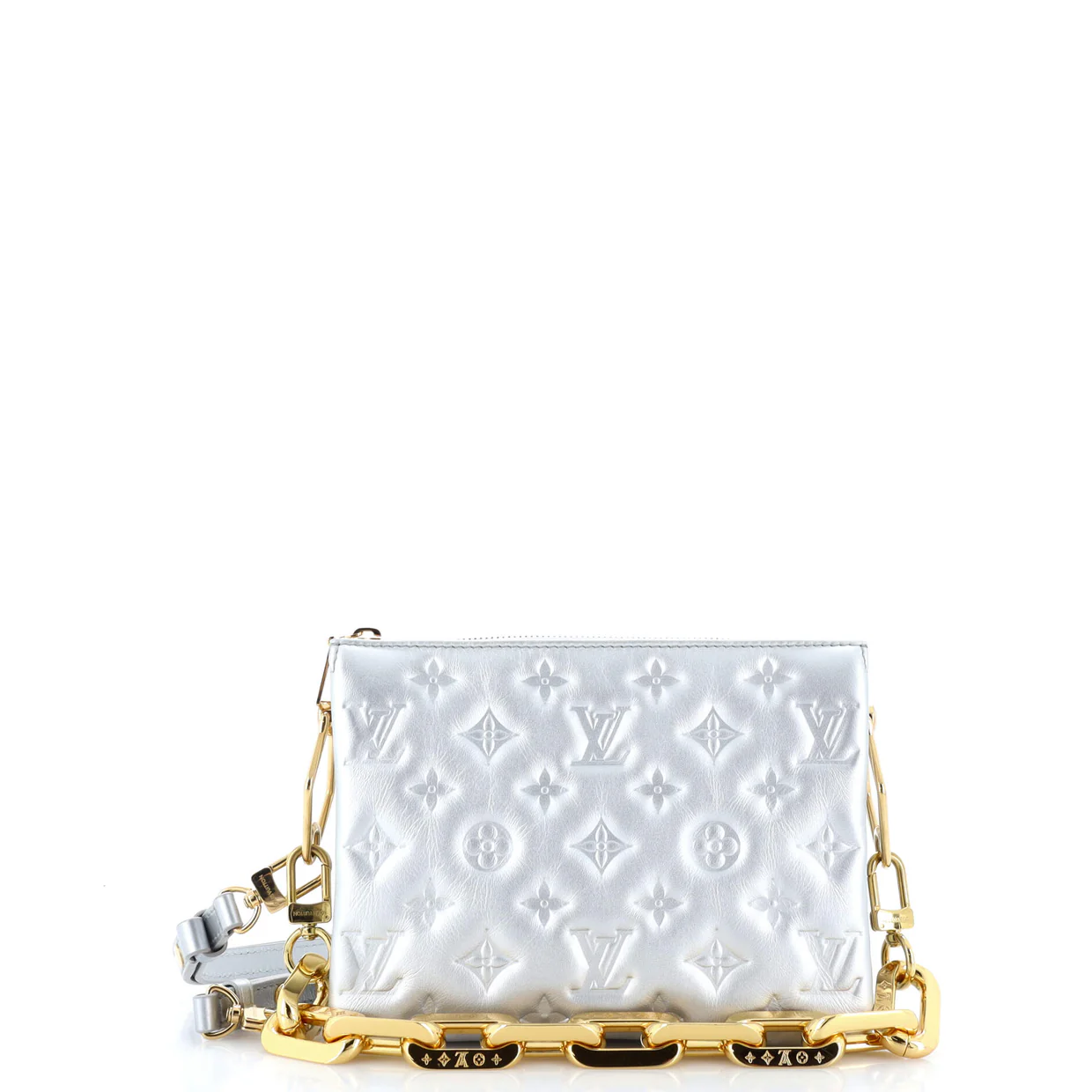 Coussin Bag Monogram Embossed Lambskin BB - Deep Luxury