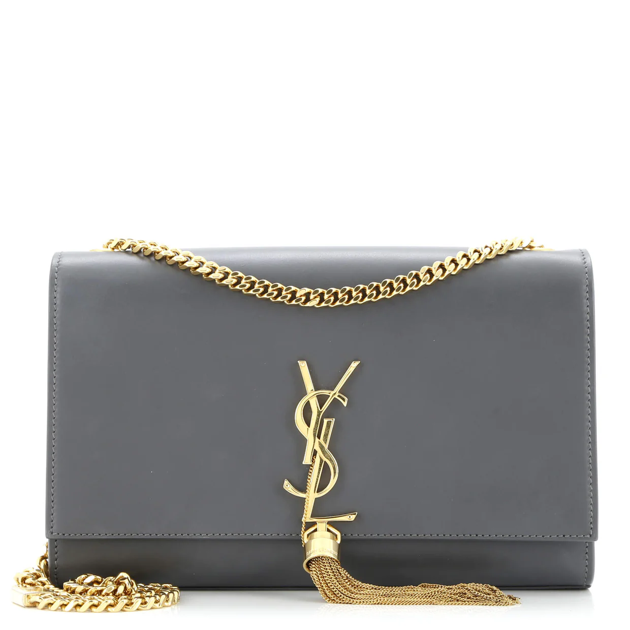 Classic Monogram Tassel Crossbody Bag Leather Medium - Deep Luxury