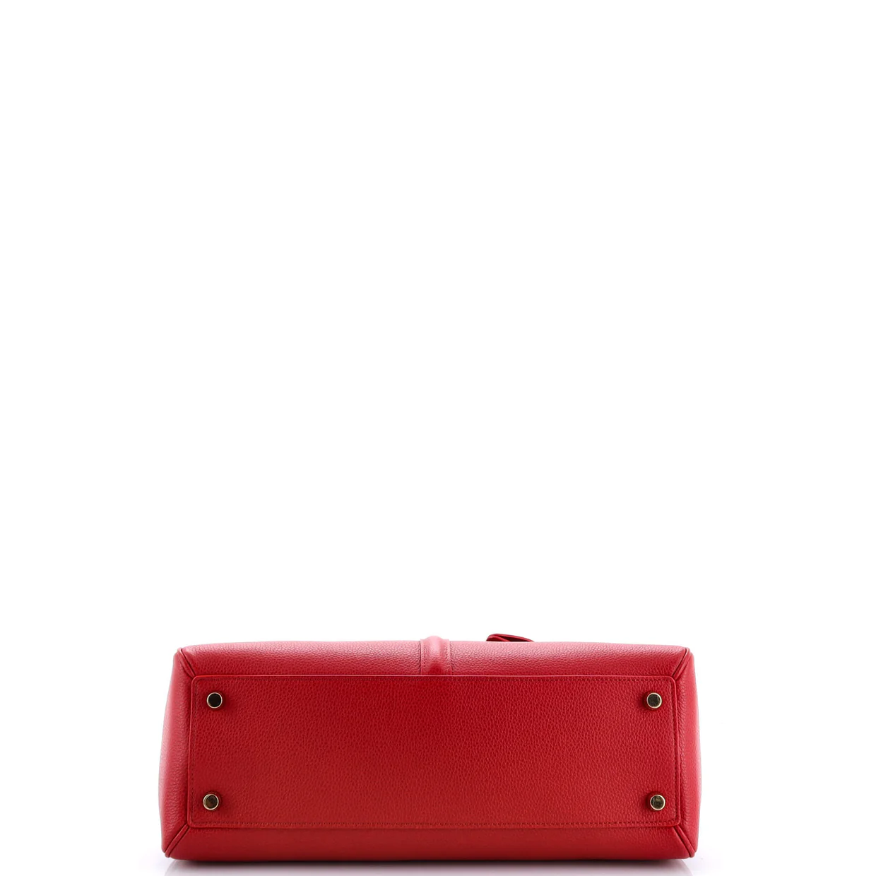 16 Top Handle Bag Grained Calfskin Medium - Deep Luxury