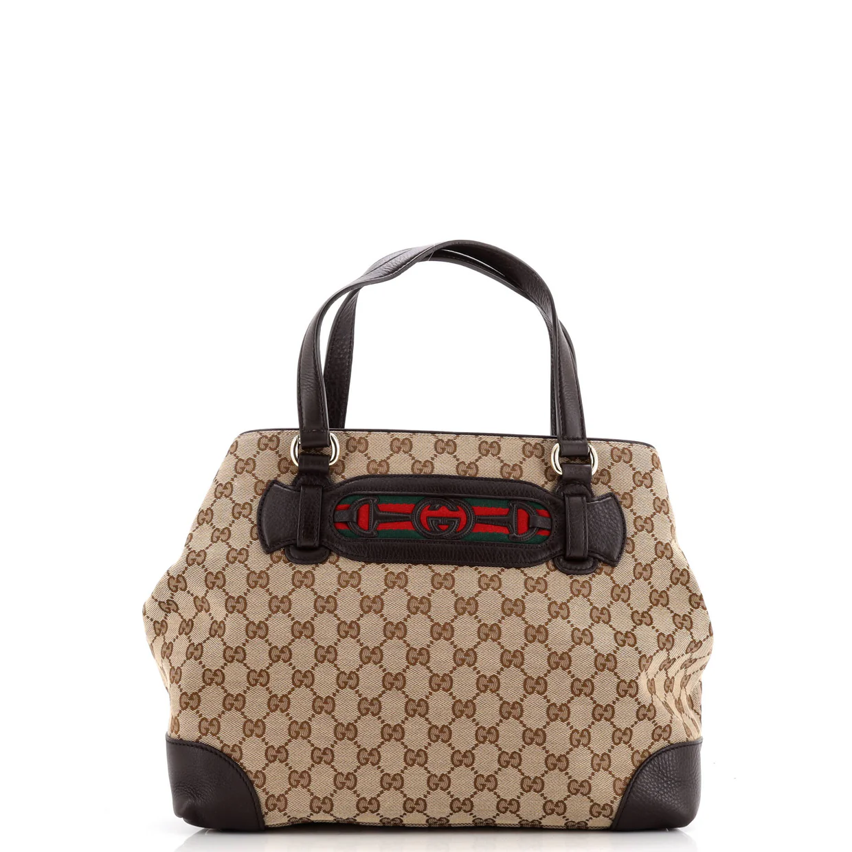 Dressage Tote GG Canvas and Leather Medium - Deep Luxury