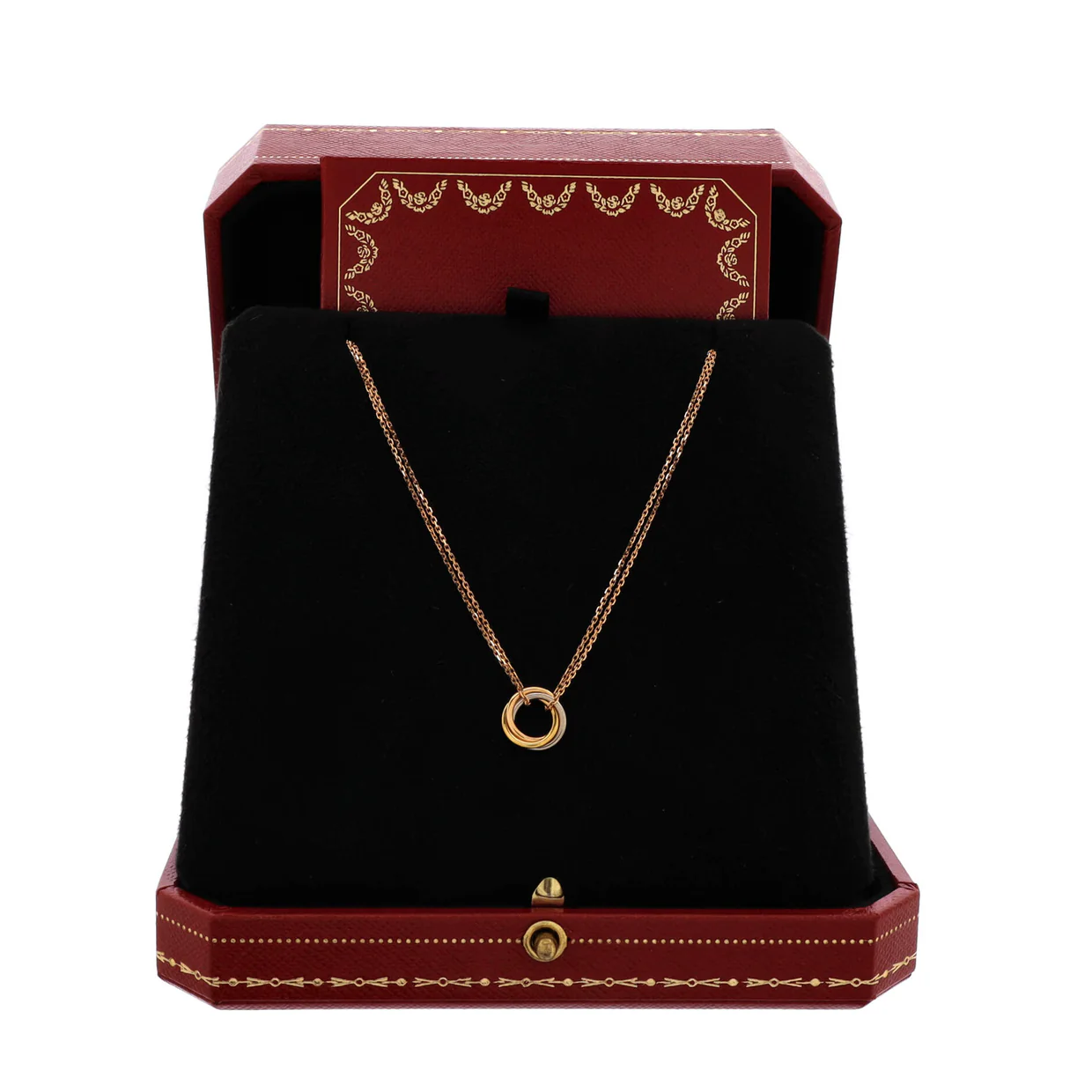 Trinity Choker Necklace 18K Tricolor Gold - Deep Luxury