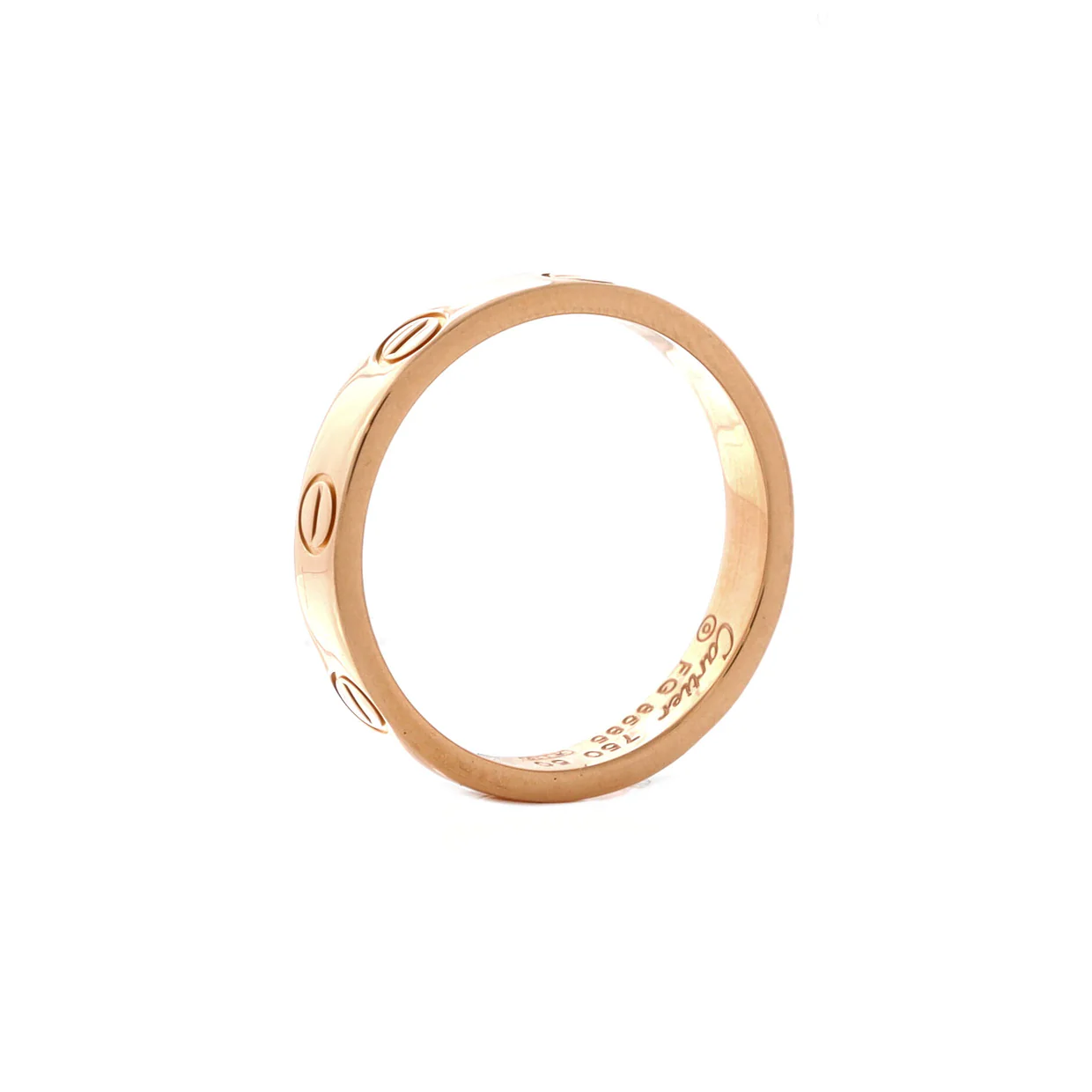 Love Wedding Band Ring 18K Rose Gold - Deep Luxury