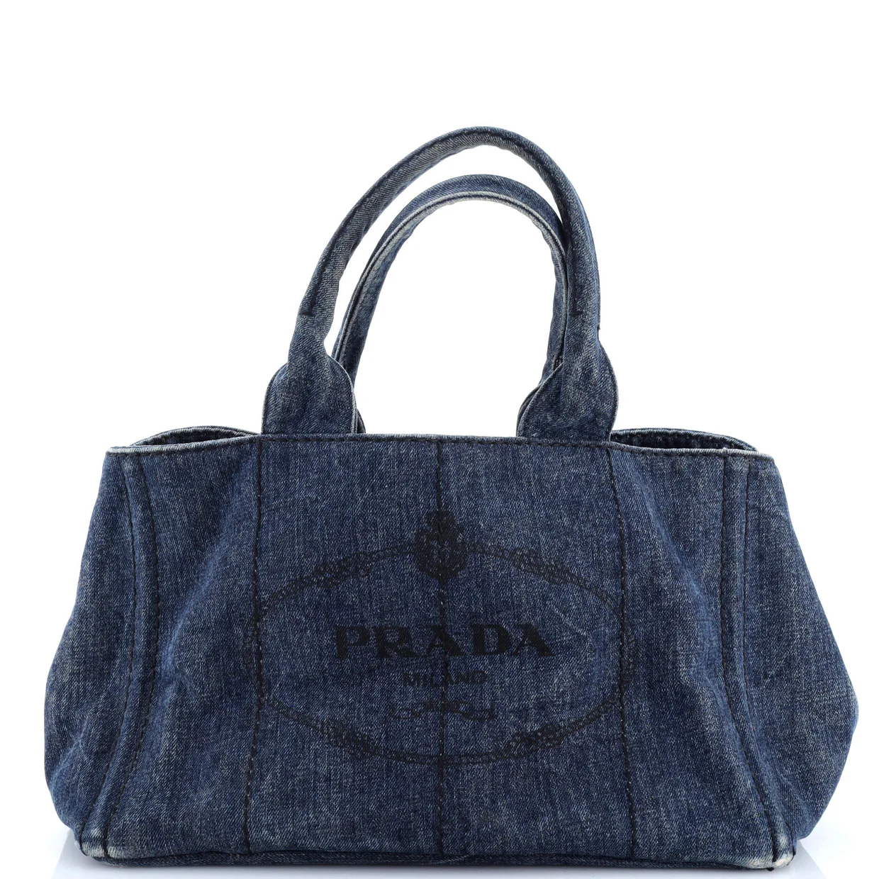Canapa Tote Denim Large - Deep Luxury