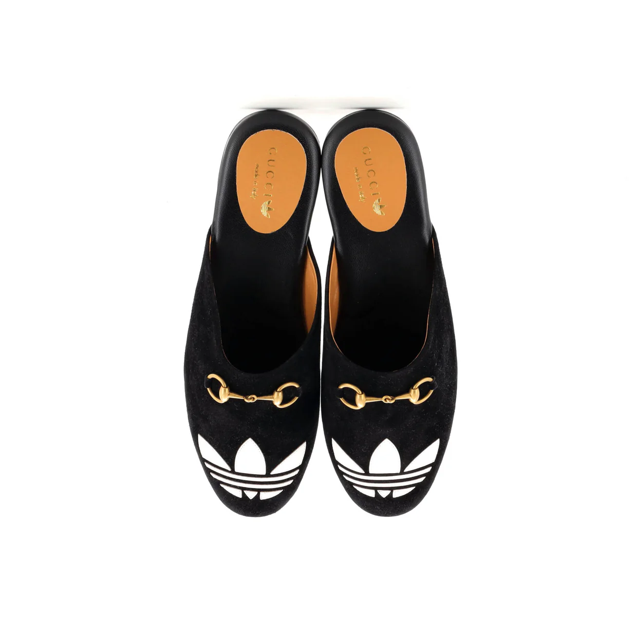 x adidas Women's Trefoil Slippers Leather - Deep Luxury