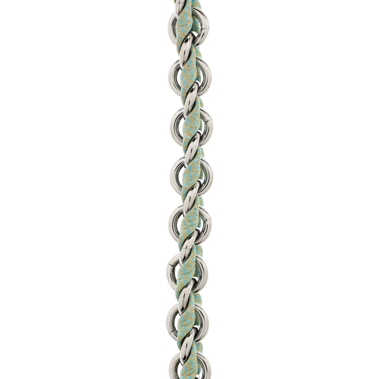 Multi Pochette Accessoires Woven Chain Strap Leather and Metal - Deep Luxury