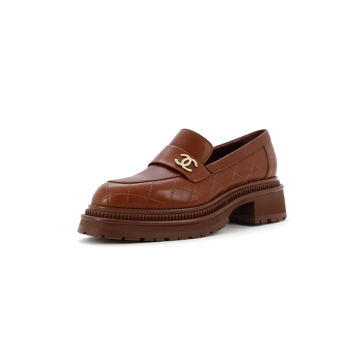 Women's CC Loafers Quilted Leather - Deep Luxury