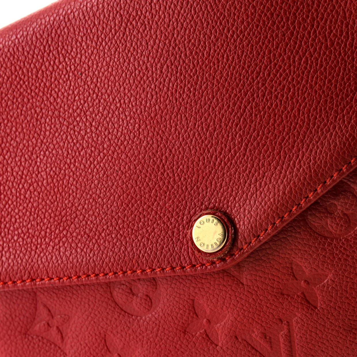 Twice Handbag Monogram Empreinte Leather - Deep Luxury