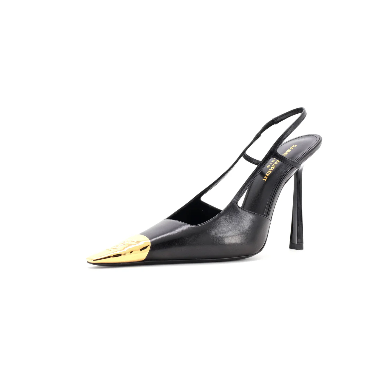 Women's Jeanne Slingback Pumps Leather with Metal 110 - Deep Luxury