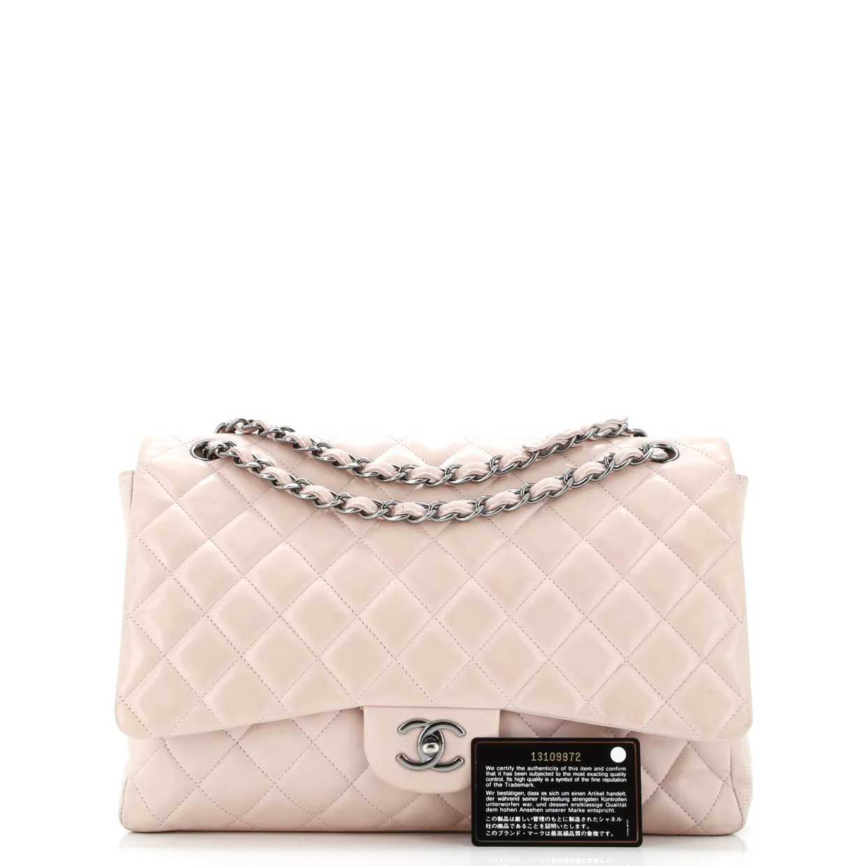 Classic Single Flap Bag Quilted Lambskin Maxi - Deep Luxury