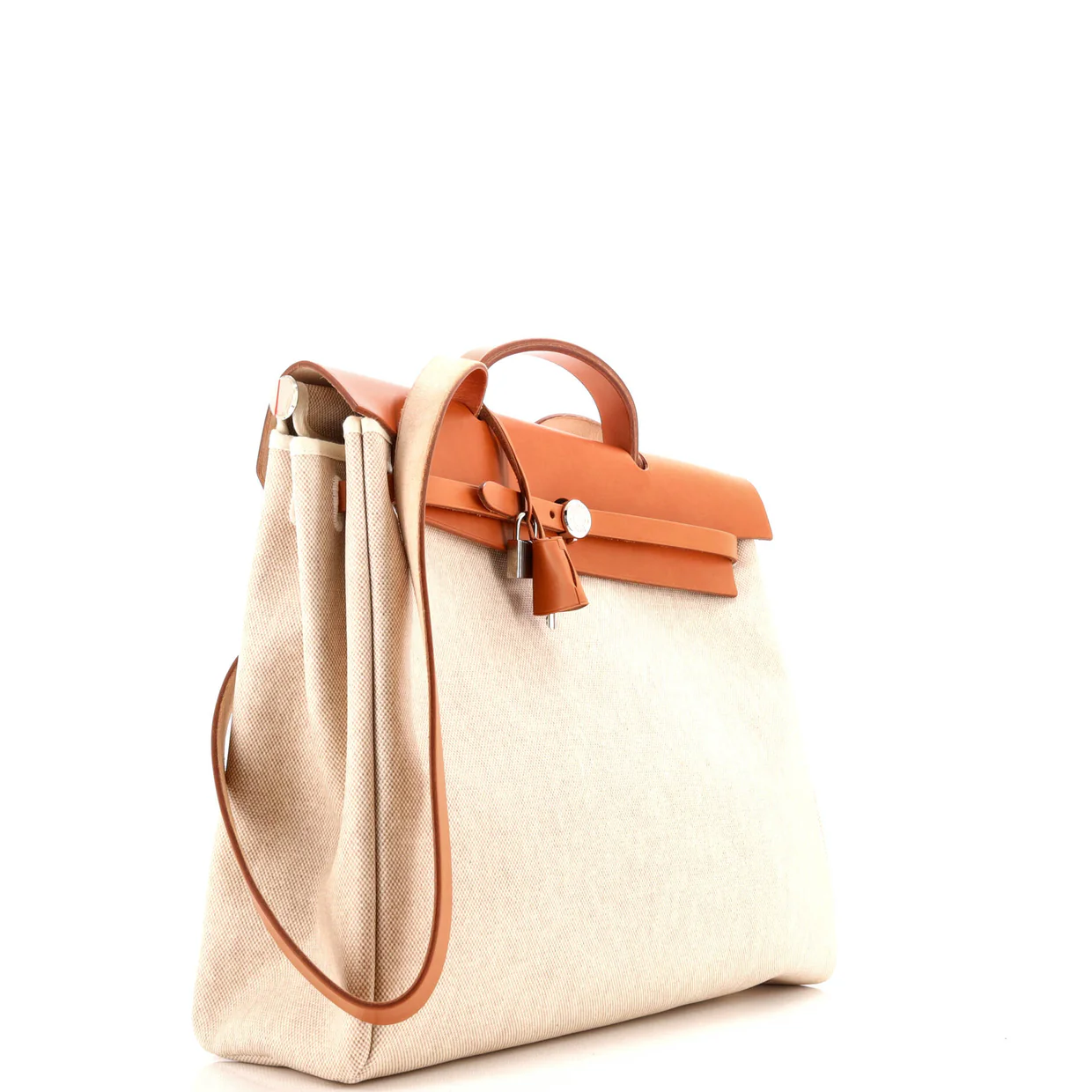 Herbag Toile and Leather MM - Deep Luxury