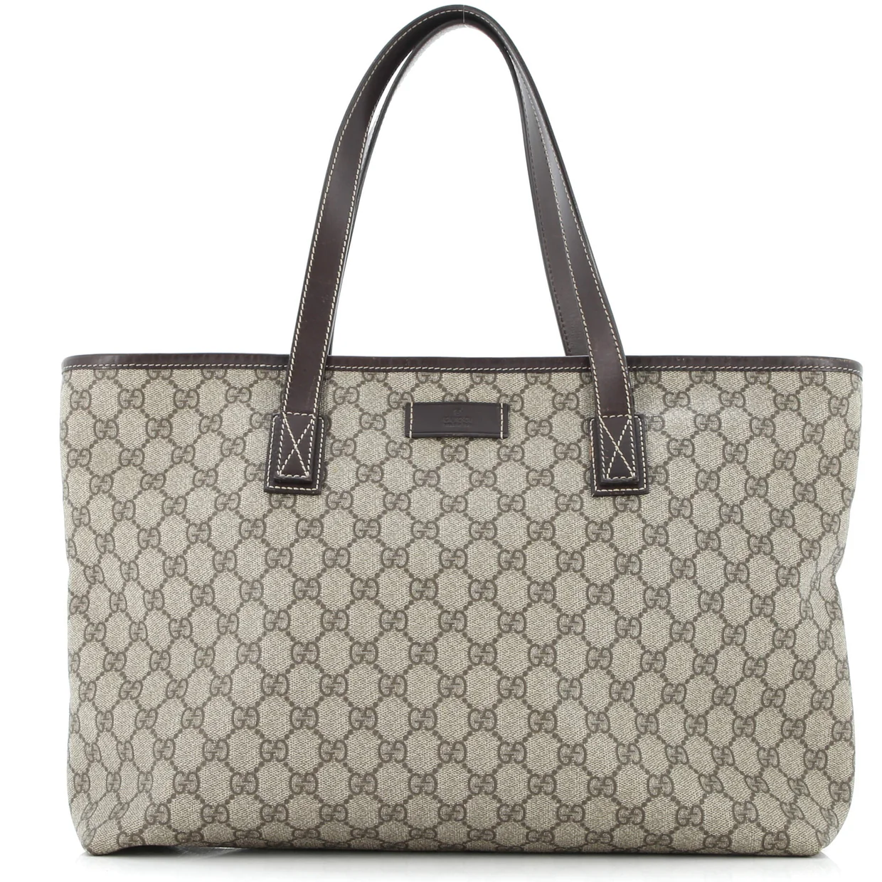 Web Loop Tote GG Coated Canvas Medium - Deep Luxury