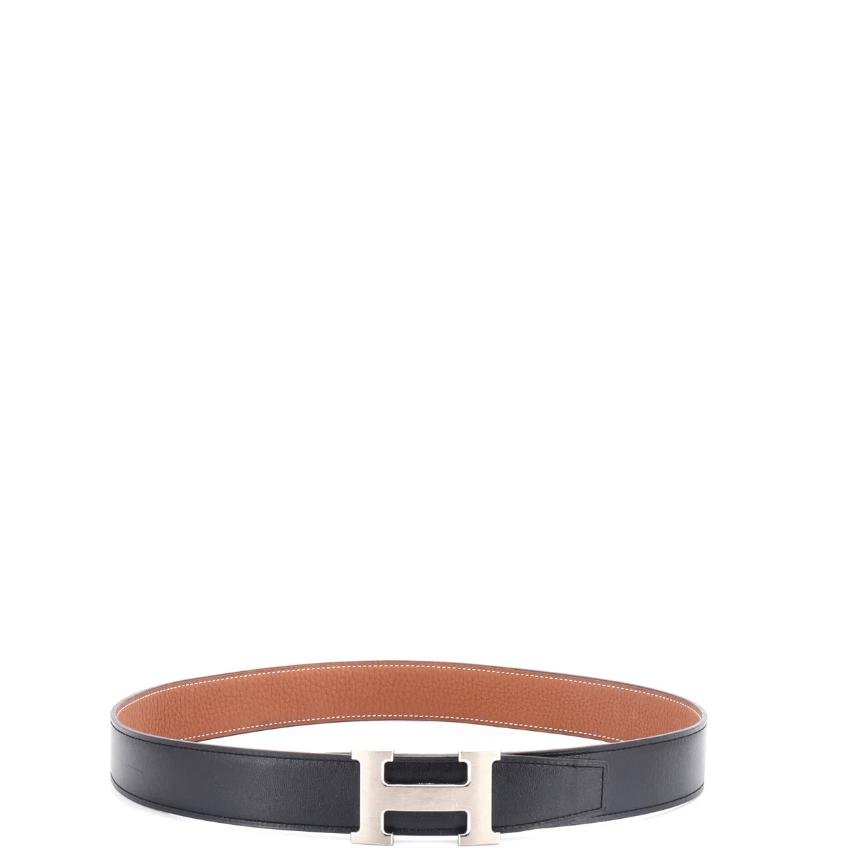 Constance Reversible Belt Leather with Guilloche Hardware Medium 75 - Deep Luxury