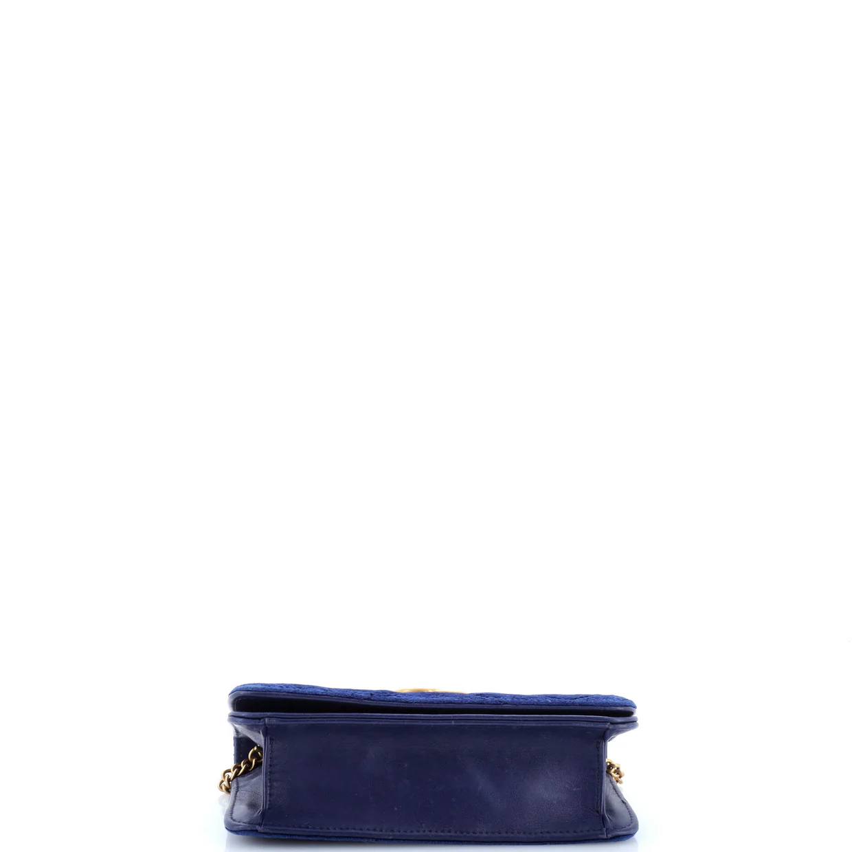 GG Marmont Chain Flap Bag Matelasse Velvet Mini - Deep Luxury