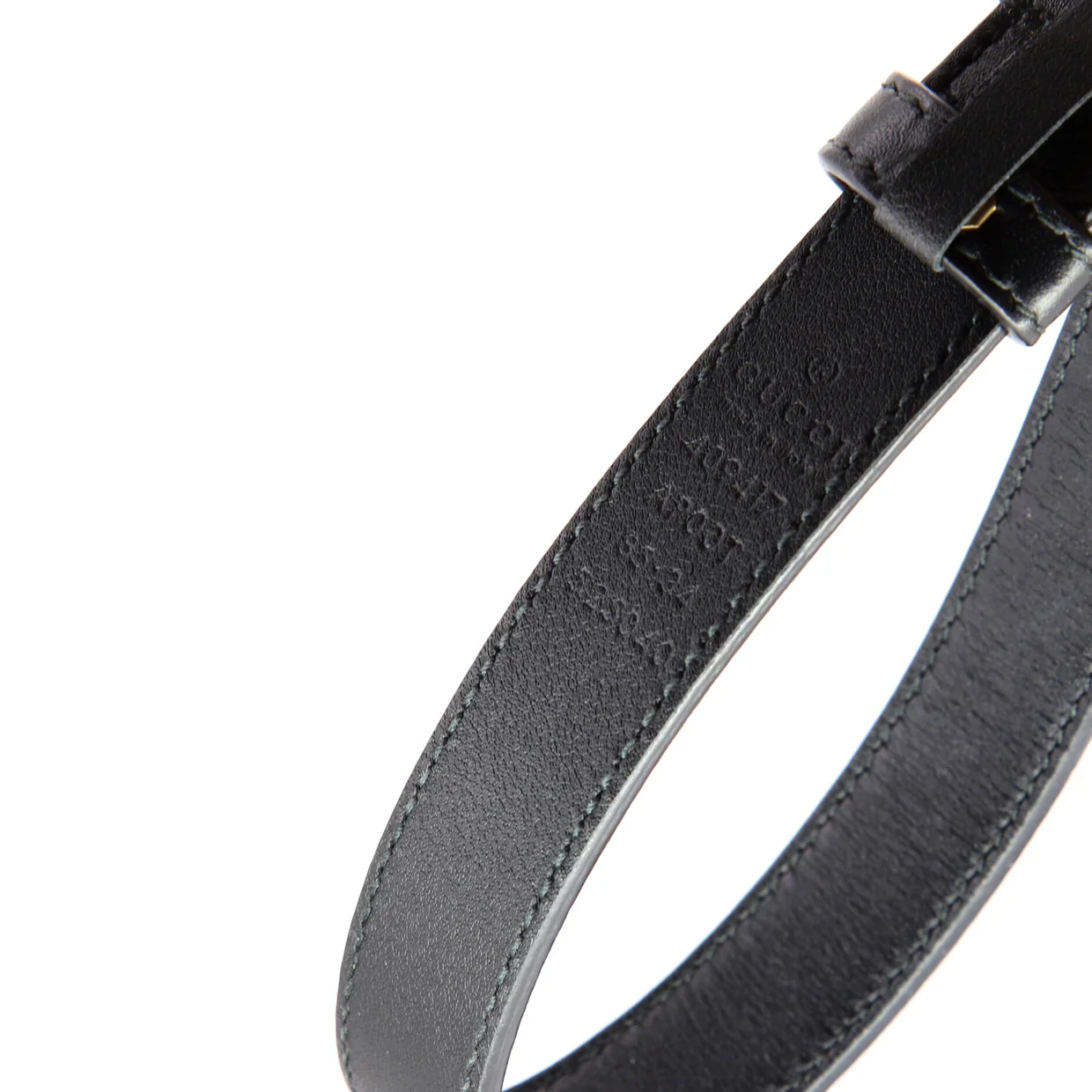 GG Marmont Belt Leather Thin 85 - Deep Luxury