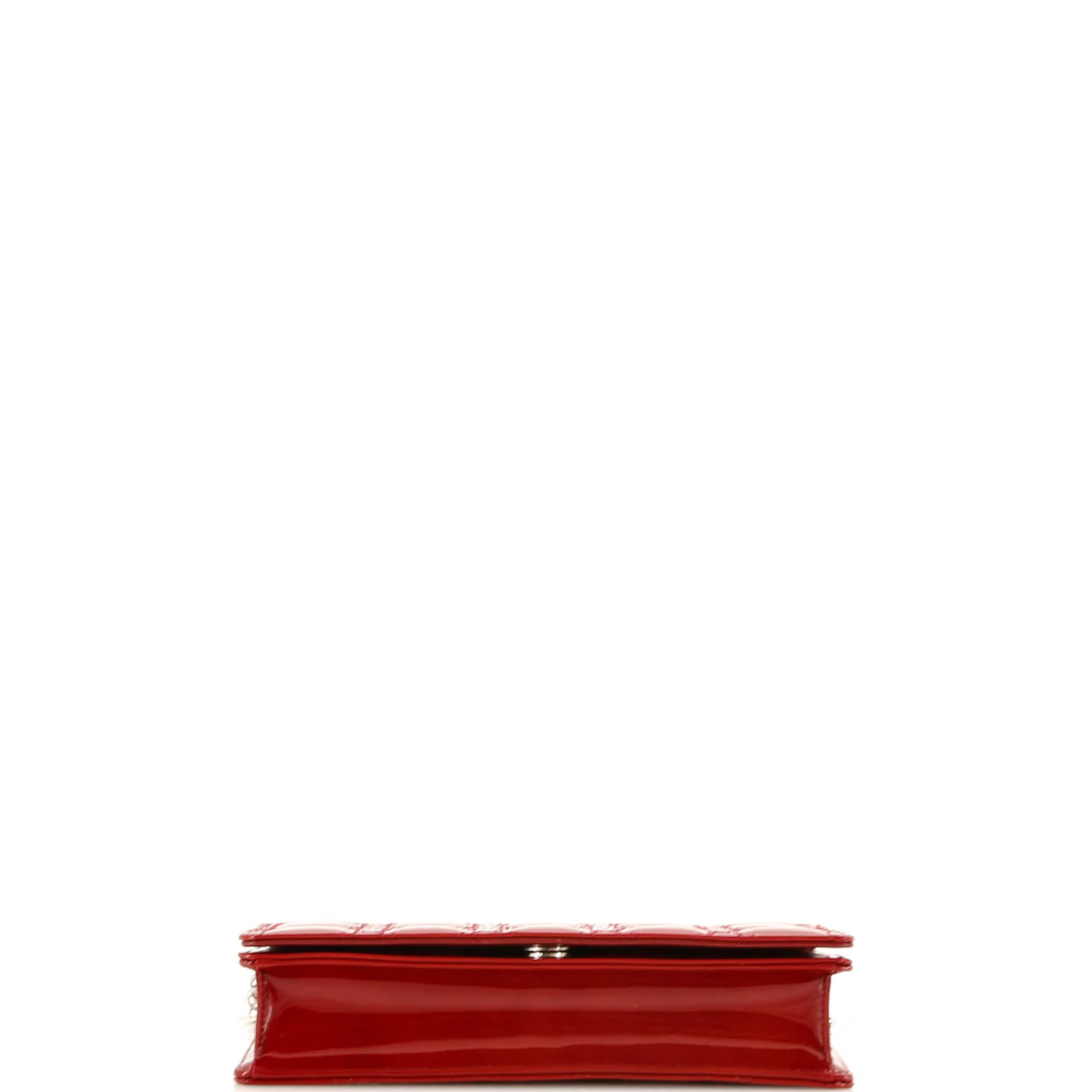 Lady Dior Clutch on Chain Cannage Quilt Patent - Deep Luxury
