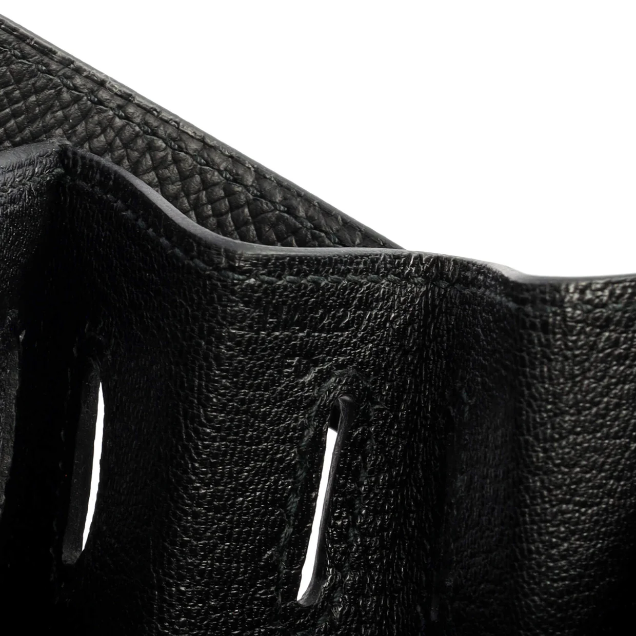 Kelly Handbag Noir Epsom with Palladium Hardware 28 - Deep Luxury