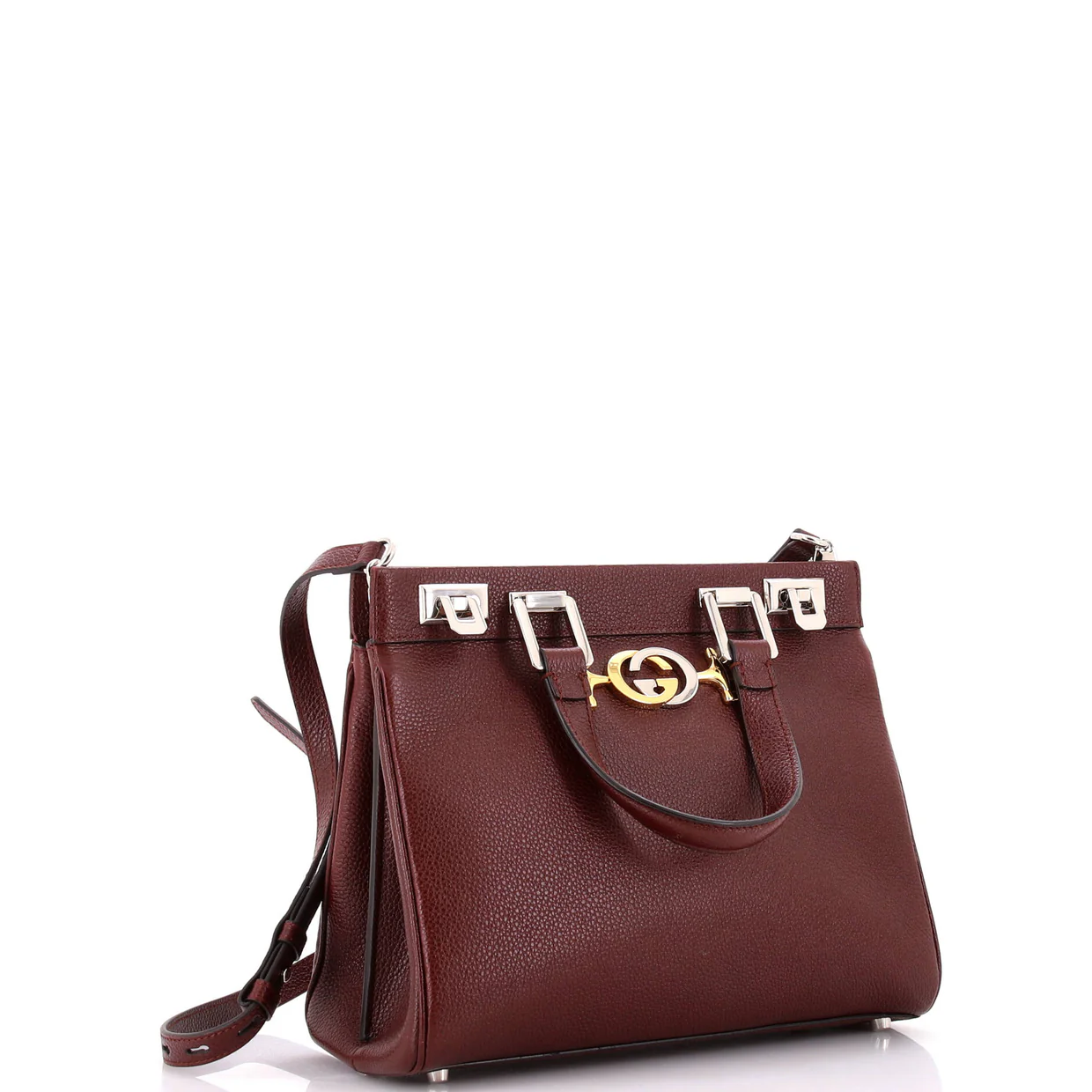 Zumi Top Handle Bag Leather Small - Deep Luxury