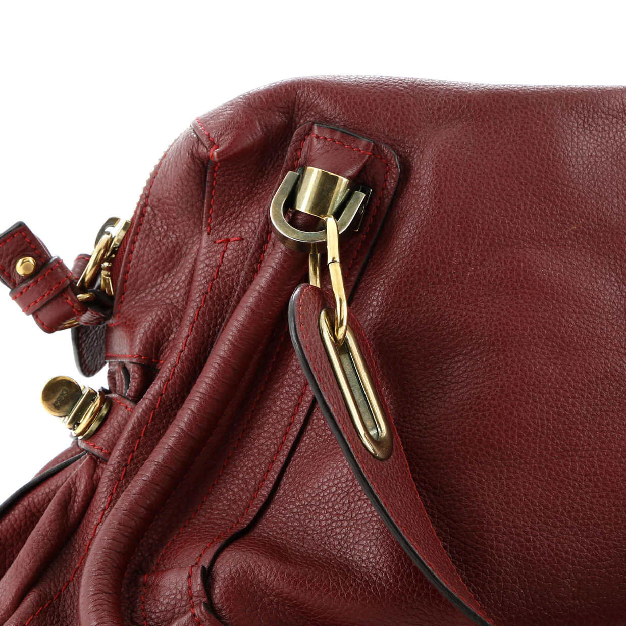 Paraty Top Handle Bag Leather Medium - Deep Luxury