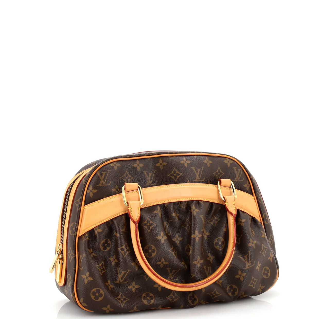 Mitzi Handbag Monogram Canvas - Deep Luxury