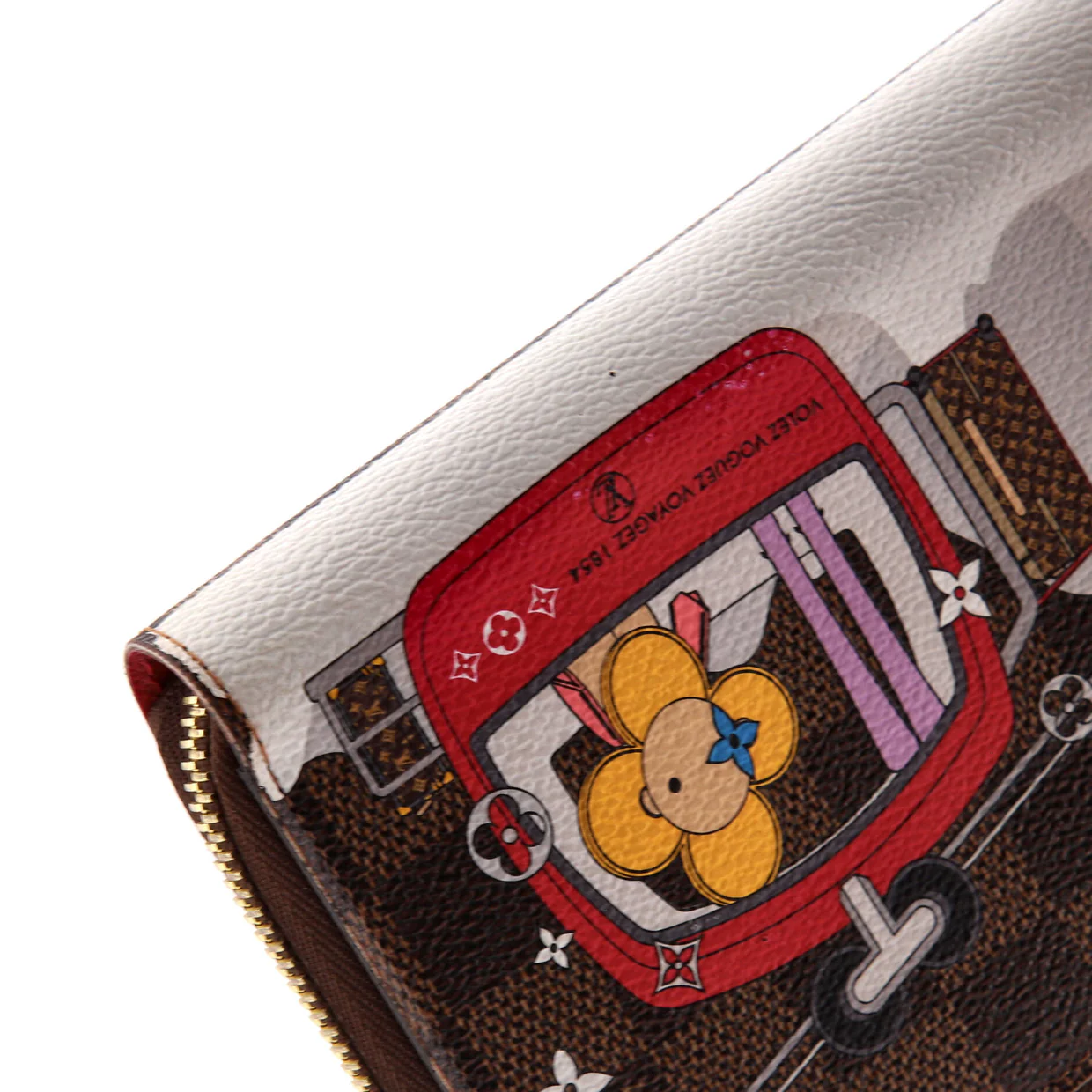 Zippy Wallet Limited Edition Vivienne Xmas Damier - Deep Luxury