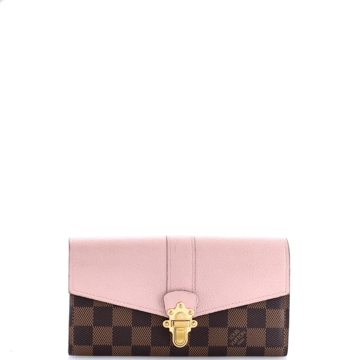 Clapton Wallet Damier and Leather - Deep Luxury