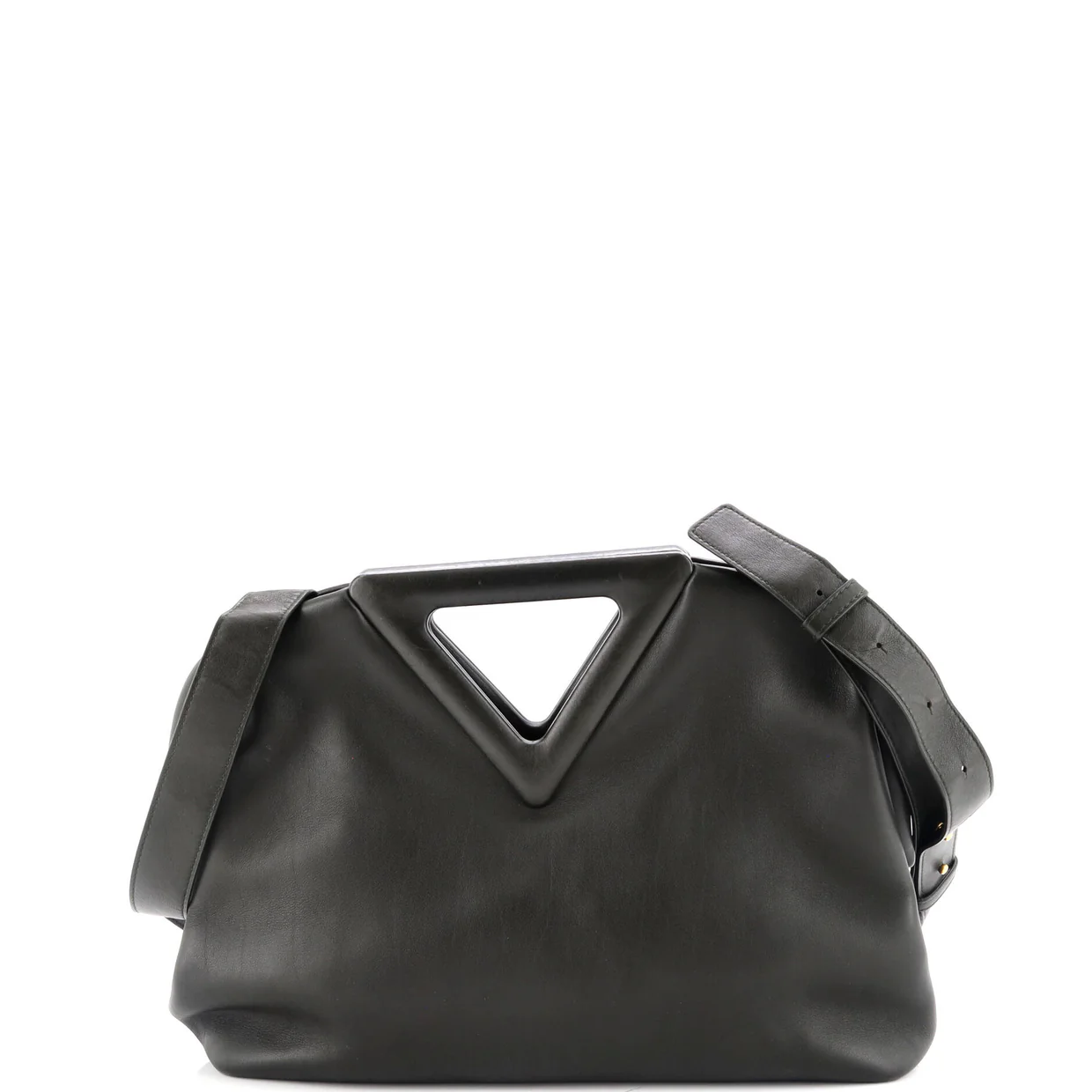 Point Shoulder Bag Leather Medium - Deep Luxury