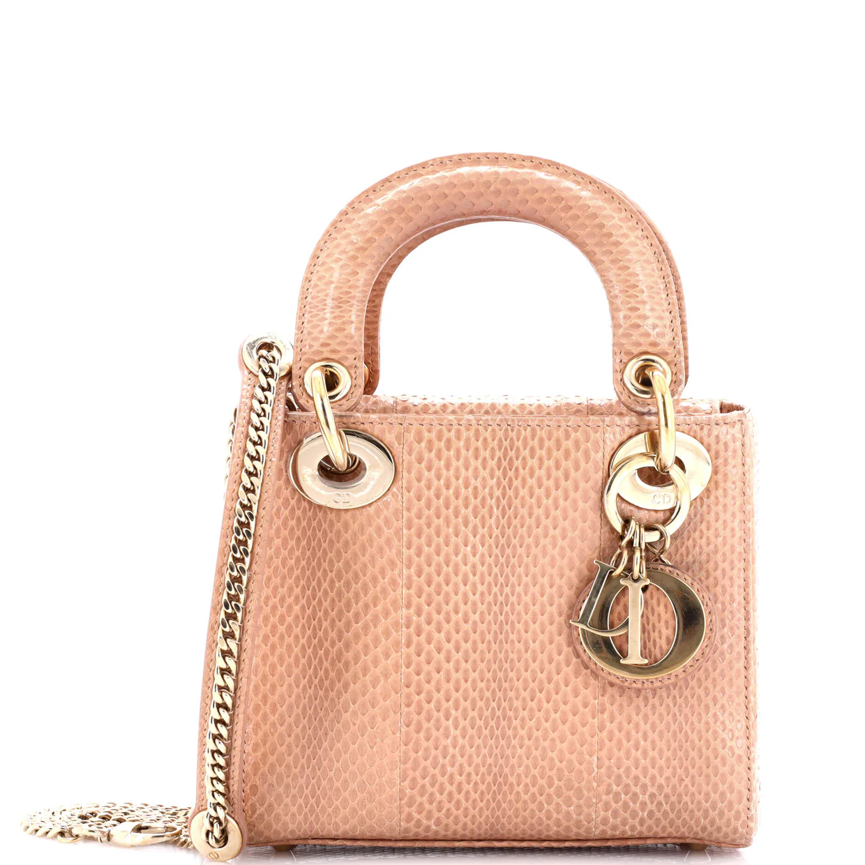 Lady Dior Chain Bag Python Mini - Deep Luxury