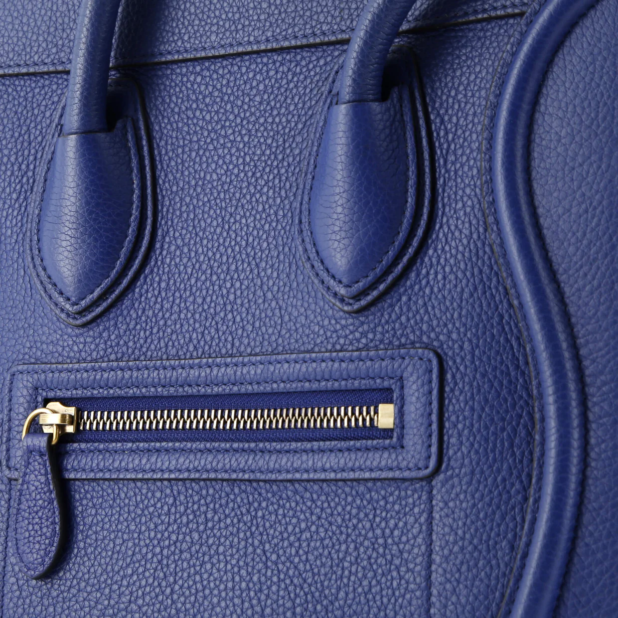 Luggage Bag Grainy Leather Mini - Deep Luxury