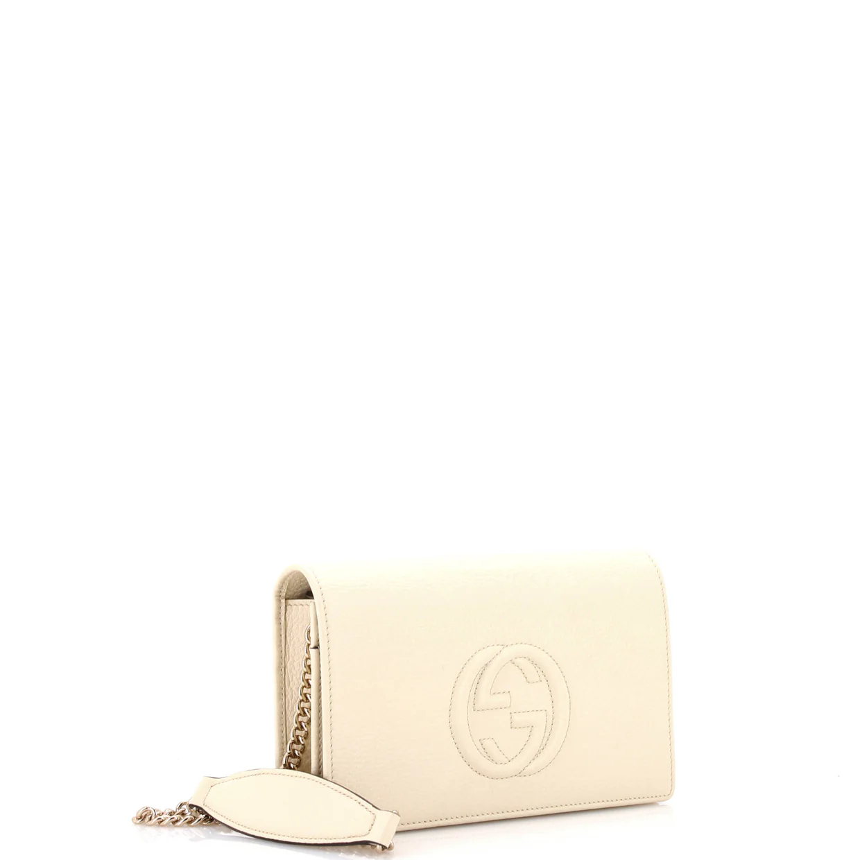 Soho Wallet on Chain Leather - Deep Luxury