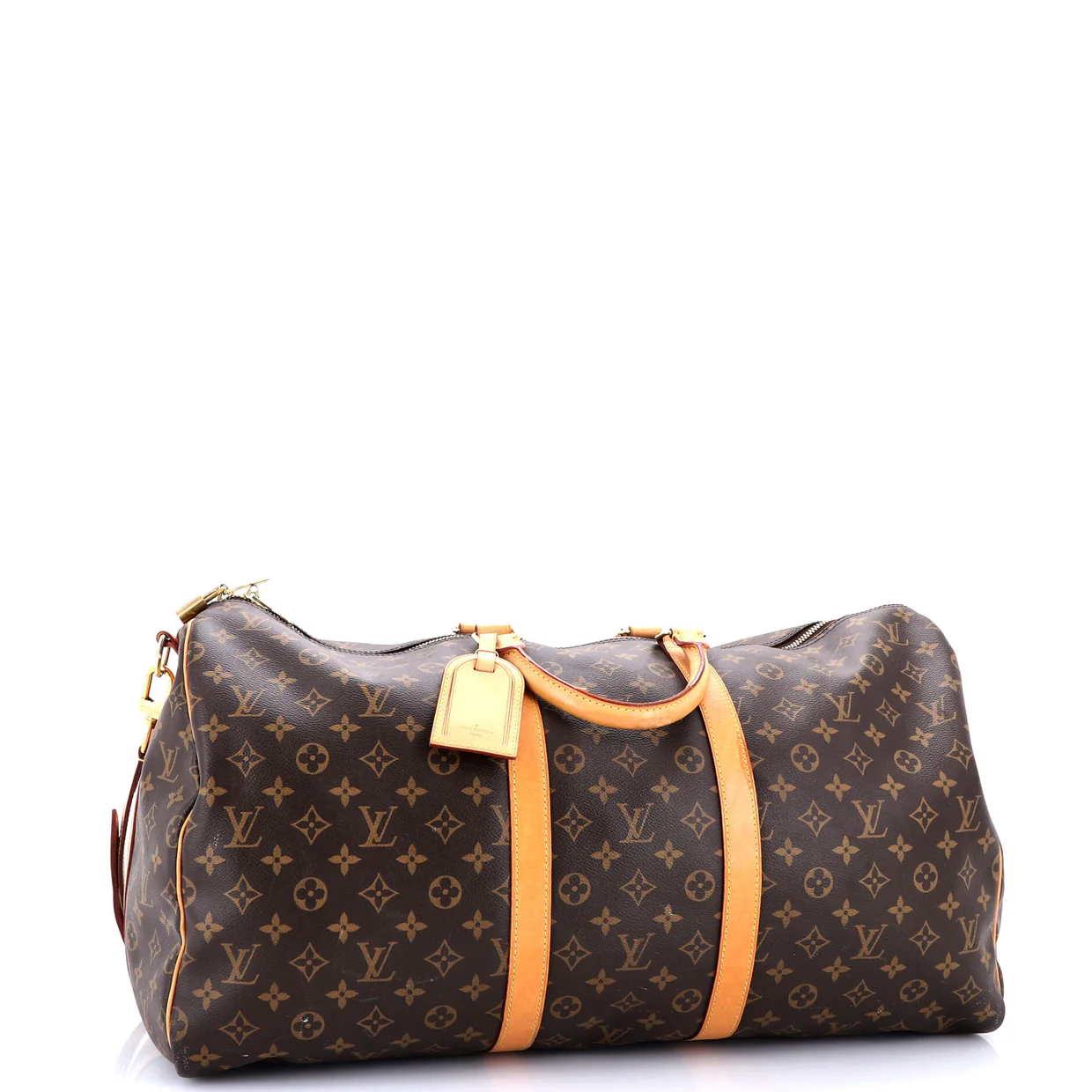 Keepall Bandouliere Bag Monogram Canvas 55 - Deep Luxury