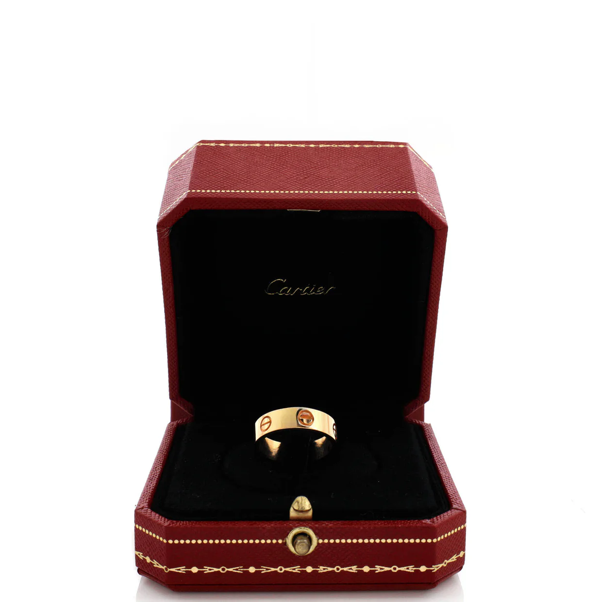Love Band Ring 18K Rose Gold - Deep Luxury