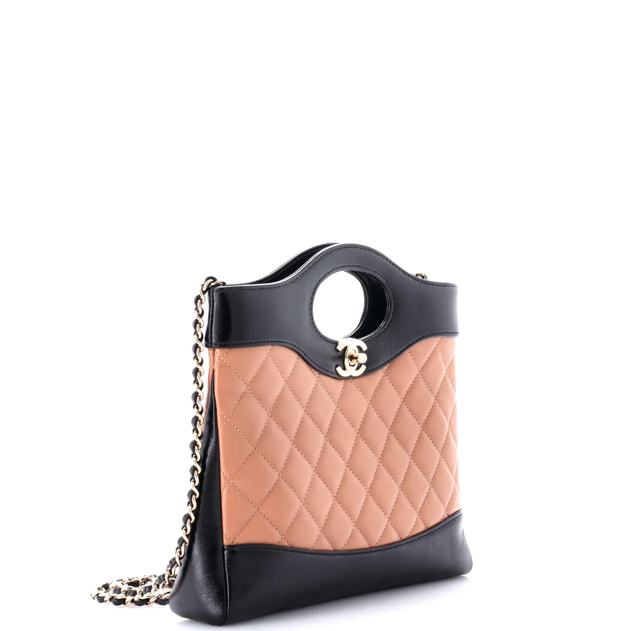 31 Shopping Bag Quilted Lambskin Small - Deep Luxury