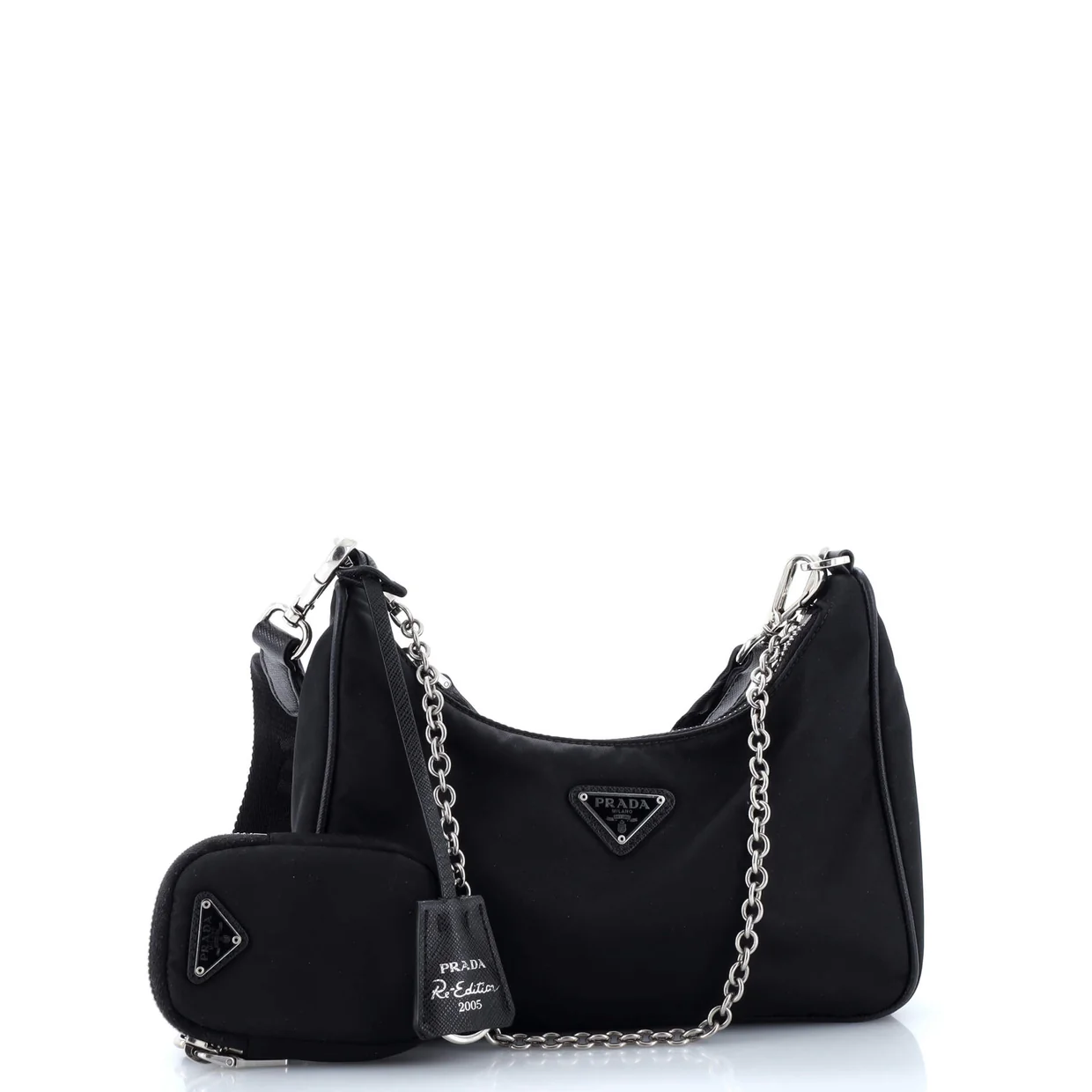 Re-Edition 2005 Shoulder Bag Tessuto Small - Deep Luxury