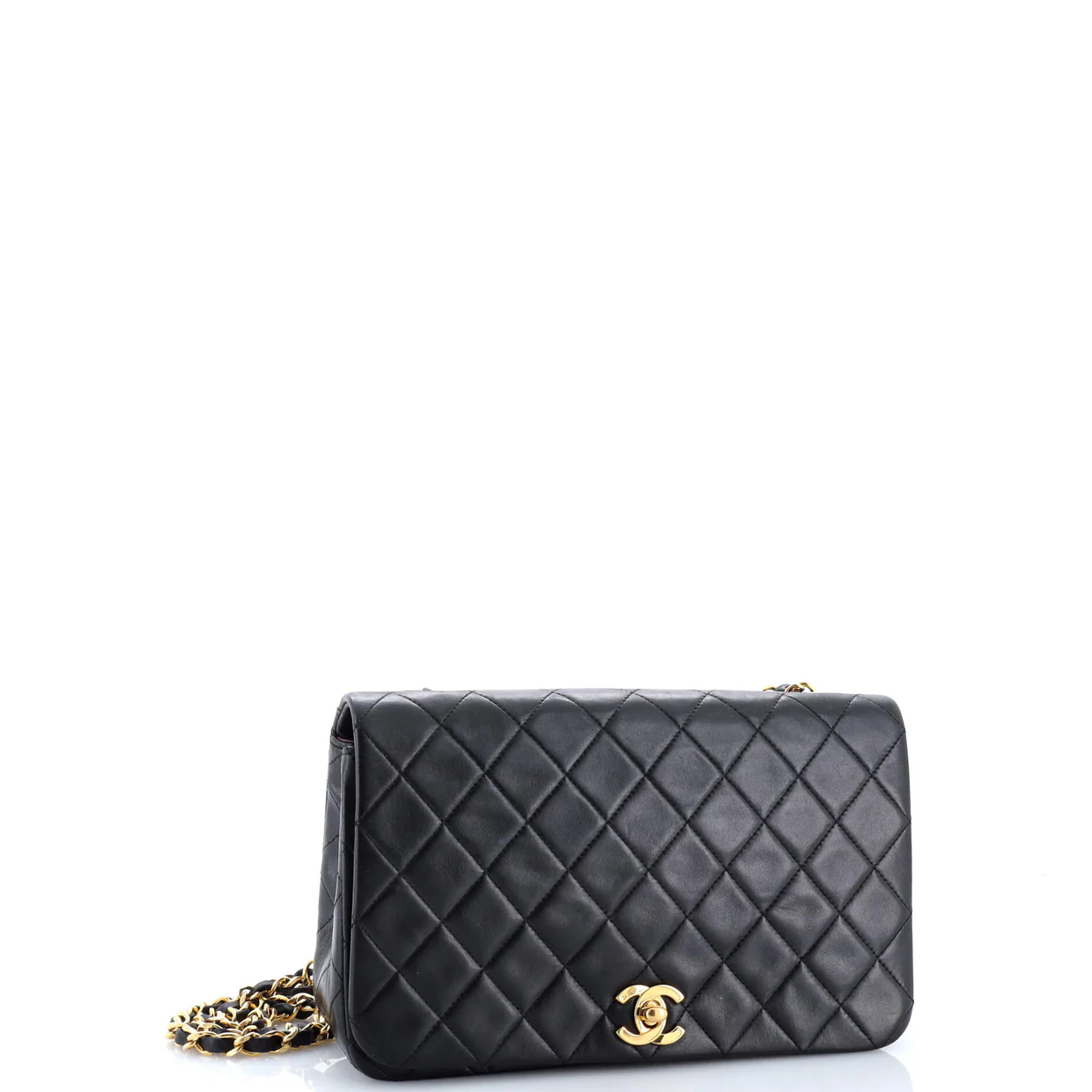 Vintage Full Flap Bag Quilted Lambskin Medium - Deep Luxury