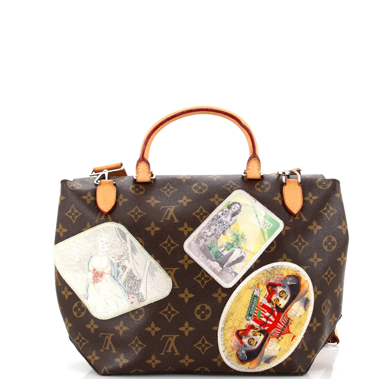 Cindy Sherman Camera Messenger Bag Patch Embellished Monogram Canvas - Deep Luxury