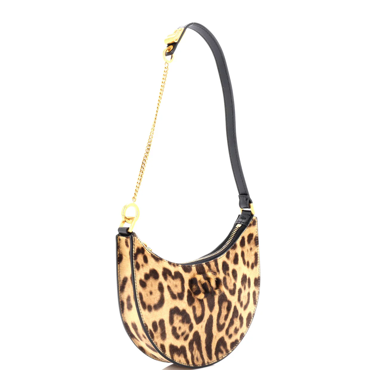 VLogo Hobo Printed Calf Hair Mini - Deep Luxury