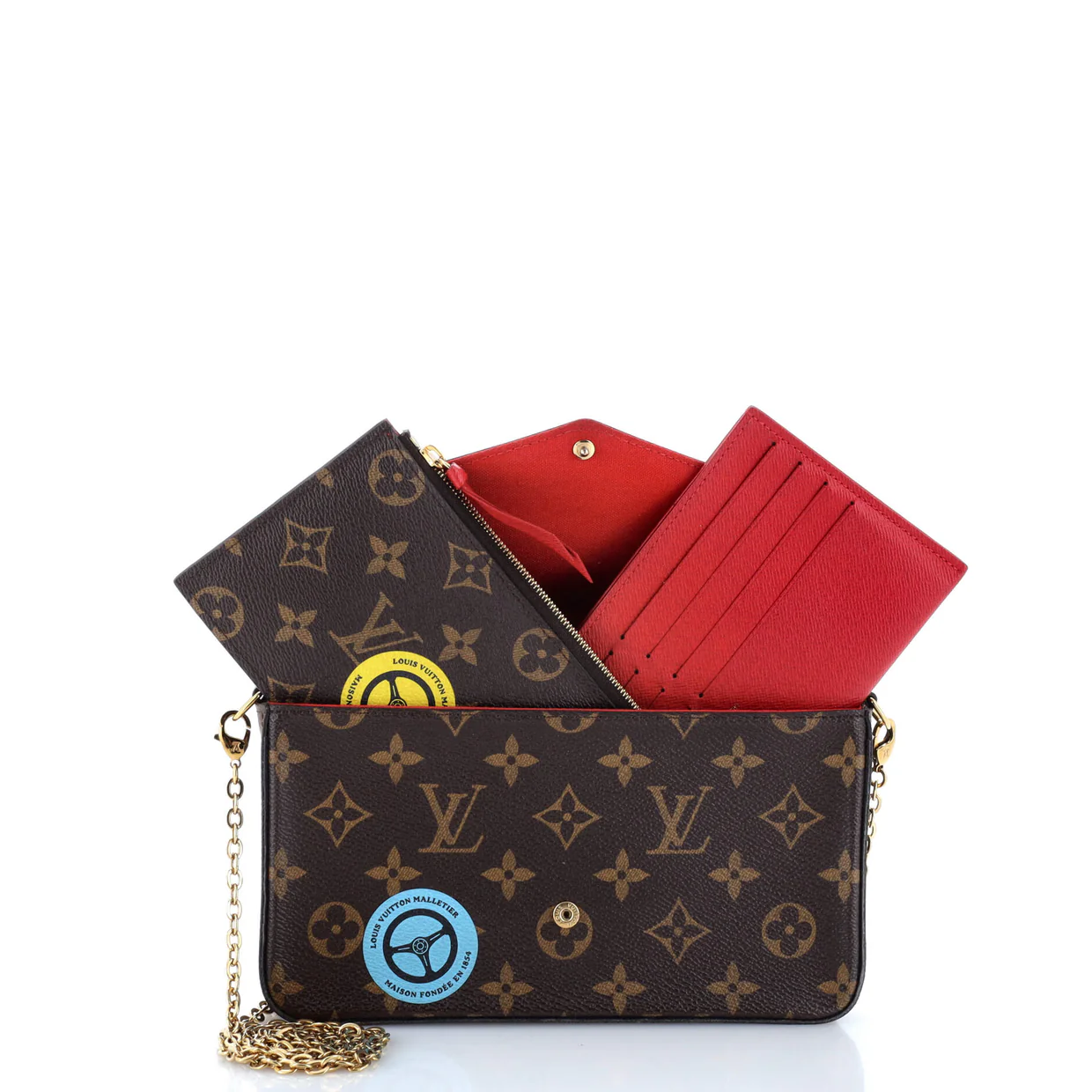 Felicie Pochette Limited Edition Monogram Canvas - Deep Luxury