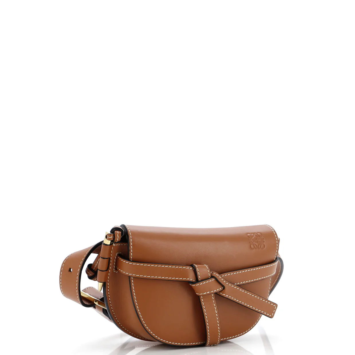 Gate Belt Bag Leather Mini - Deep Luxury