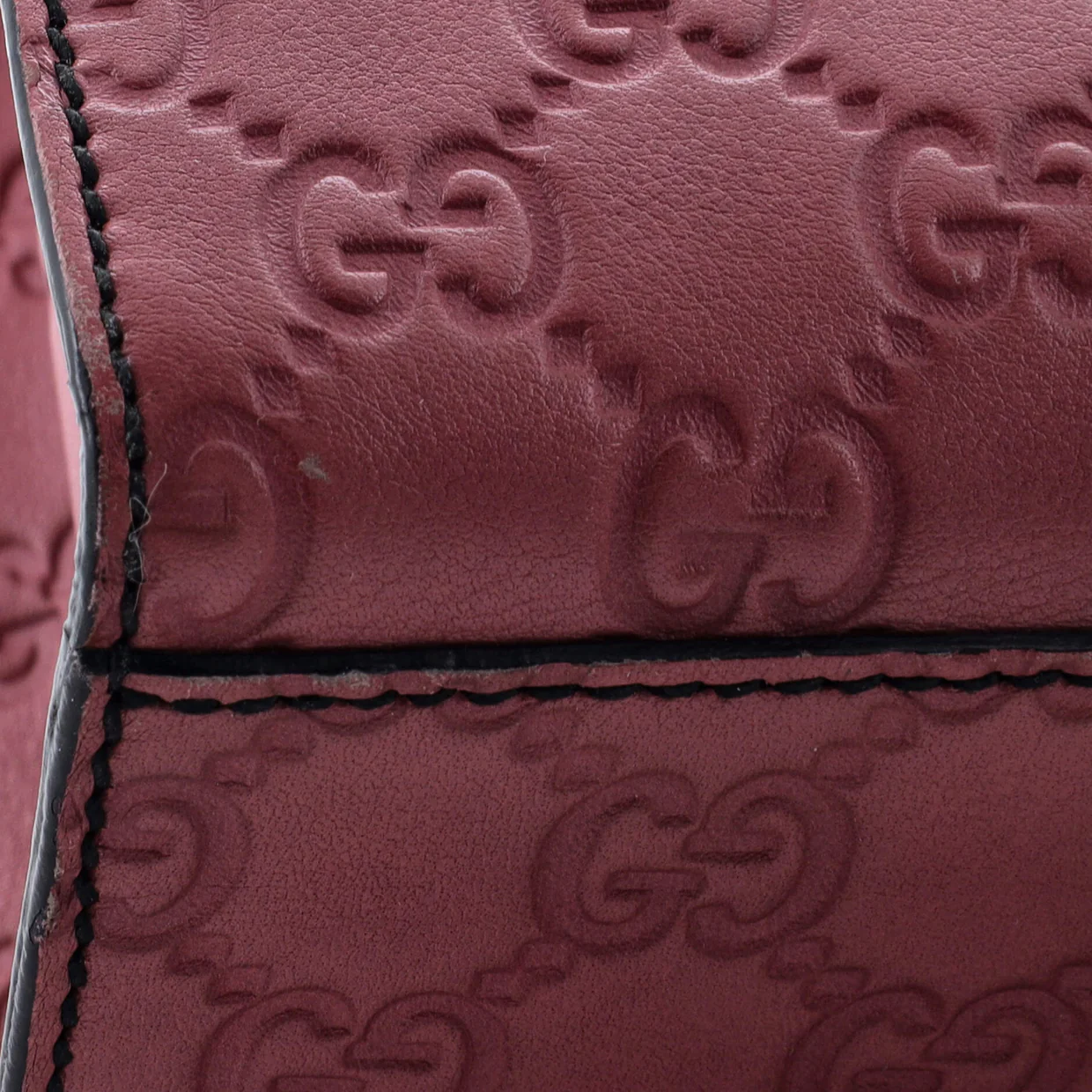 Emily Chain Flap Bag Guccissima Leather Medium - Deep Luxury