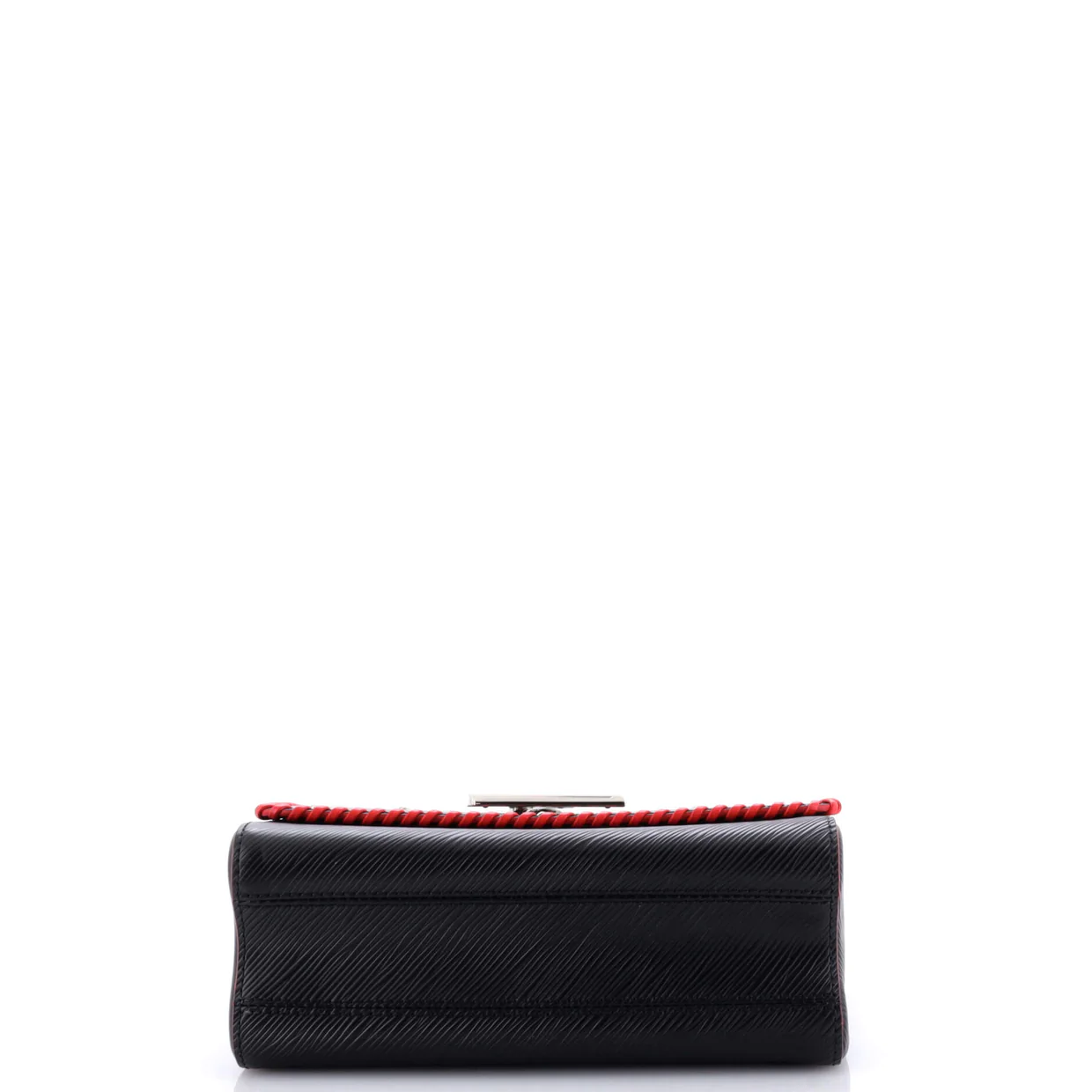 Twist Handbag Limited Edition Flower Embellished Epi Leather with Whipstitch Details MM - Deep Luxury