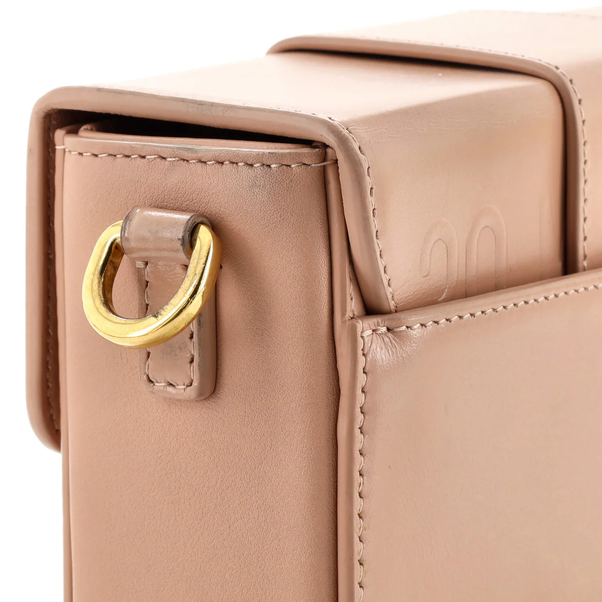 30 Montaigne Box Bag Leather - Deep Luxury