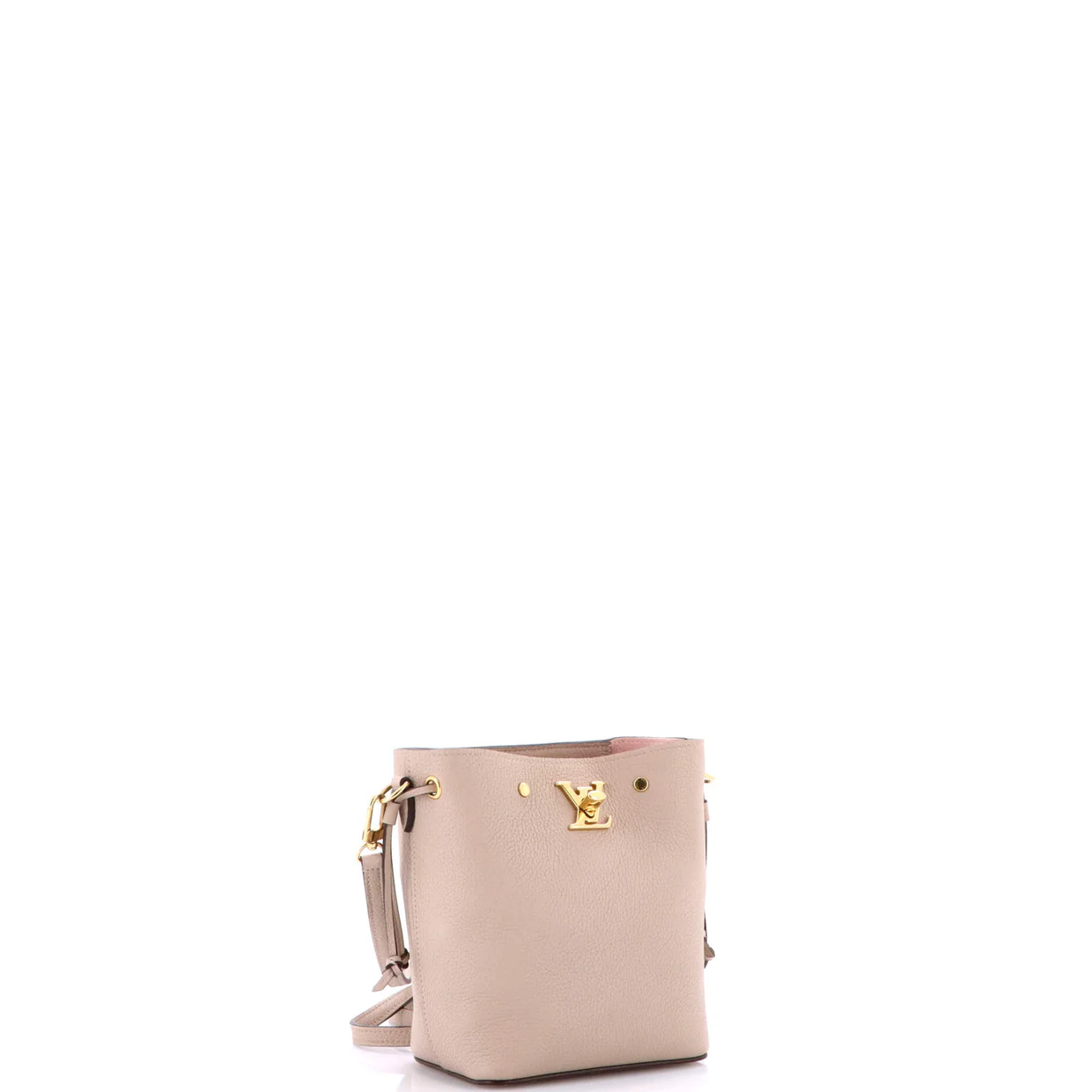 Lockme Bucket Bag Leather Nano - Deep Luxury