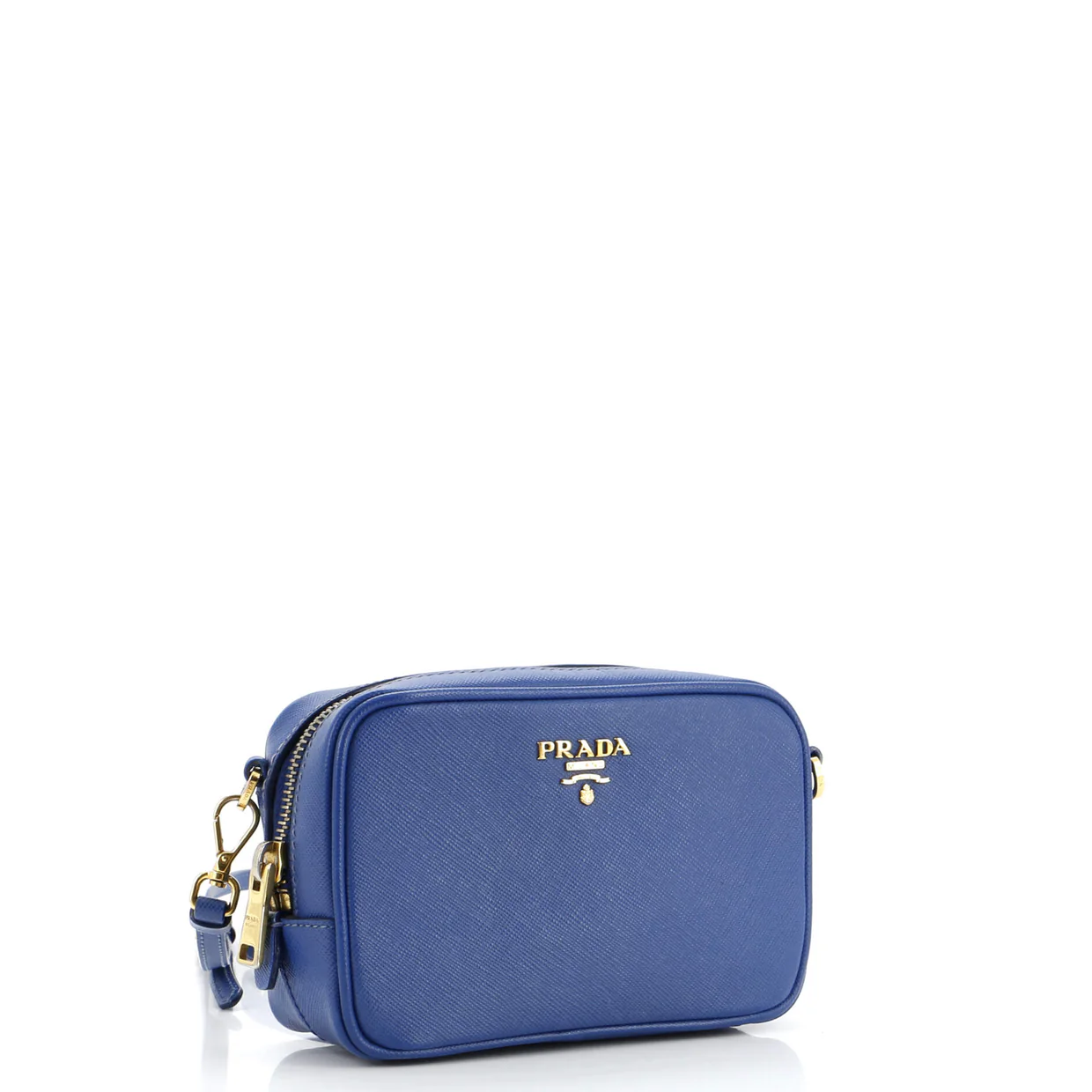 Camera Shoulder Bag Saffiano Leather Mini - Deep Luxury